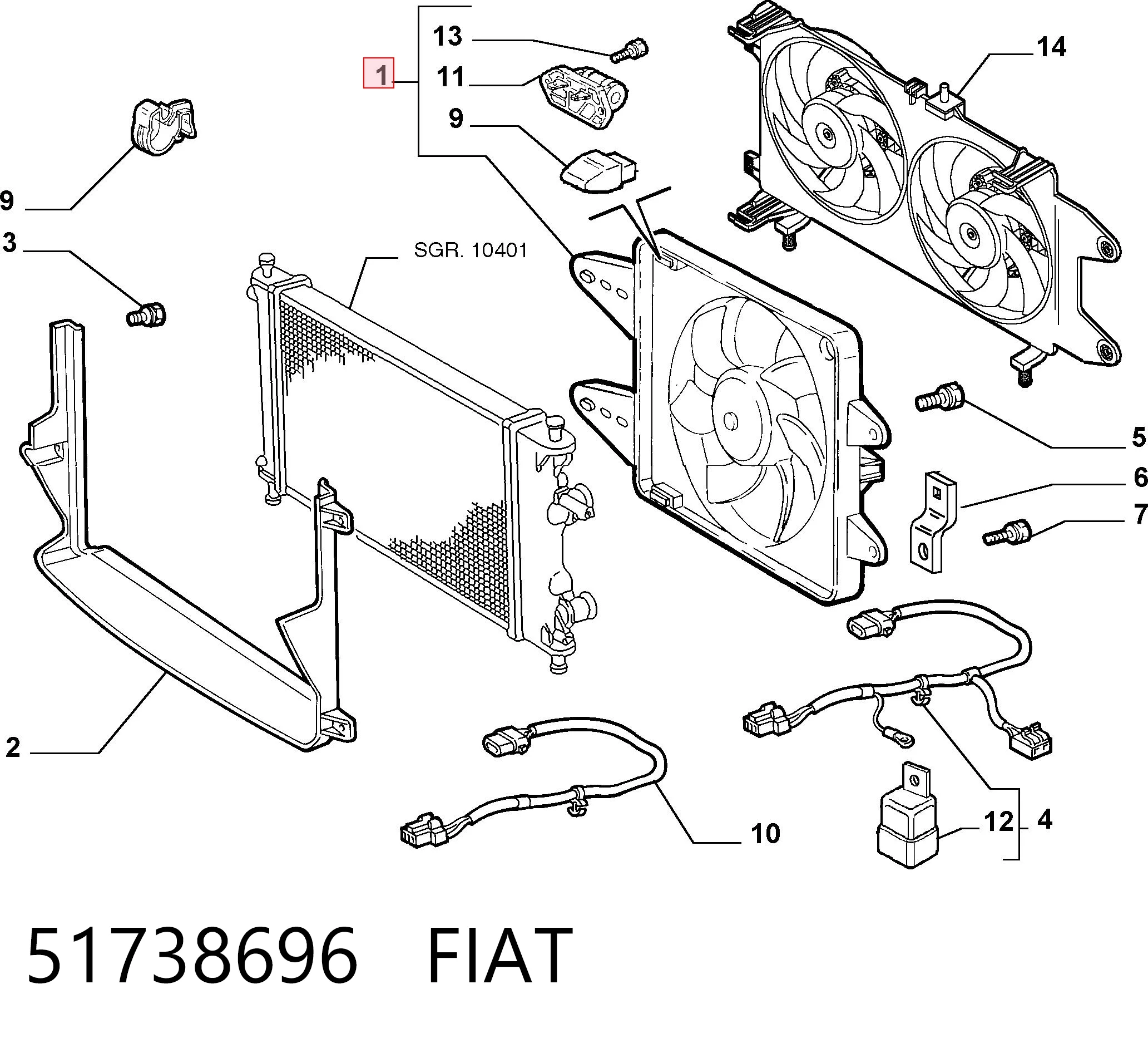 51738696 Fiat/Alfa/Lancia