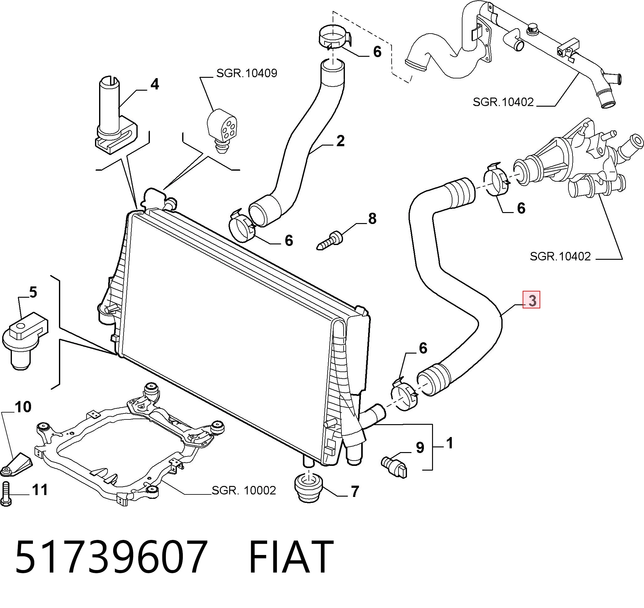 51739607 Fiat/Alfa/Lancia