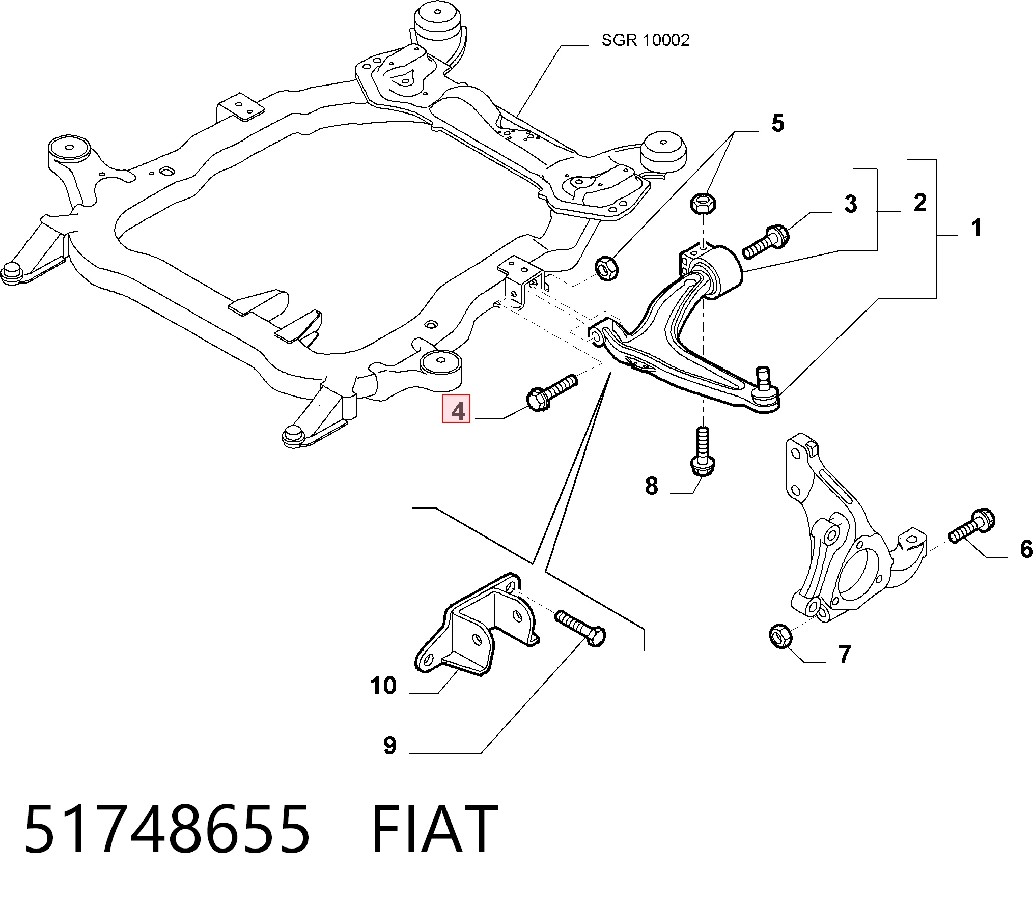 Parafuso de fixação de apoio esférico dianteiro ao pino de apoio Peugeot/Citroen 24461287 preço, a partir de 38,44 USD