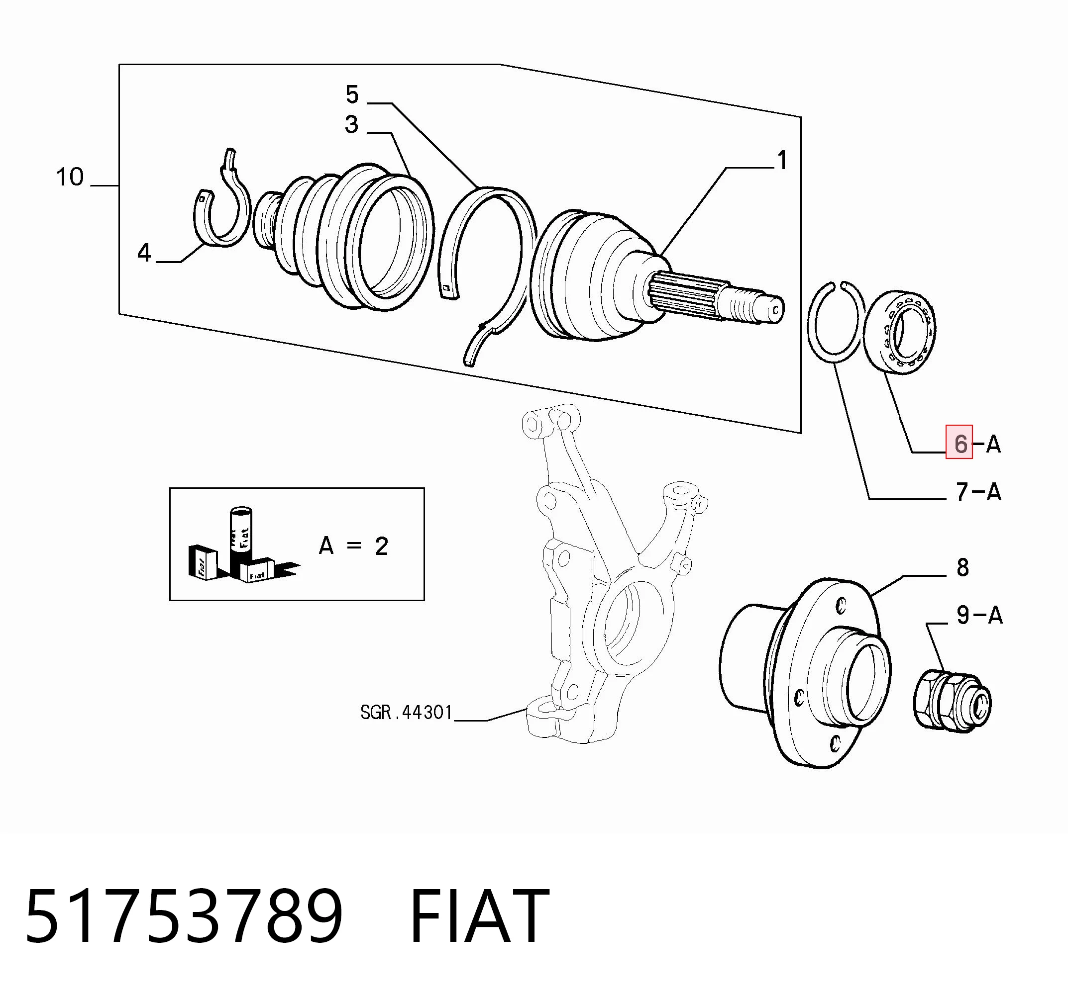 51753789 Fiat/Alfa/Lancia
