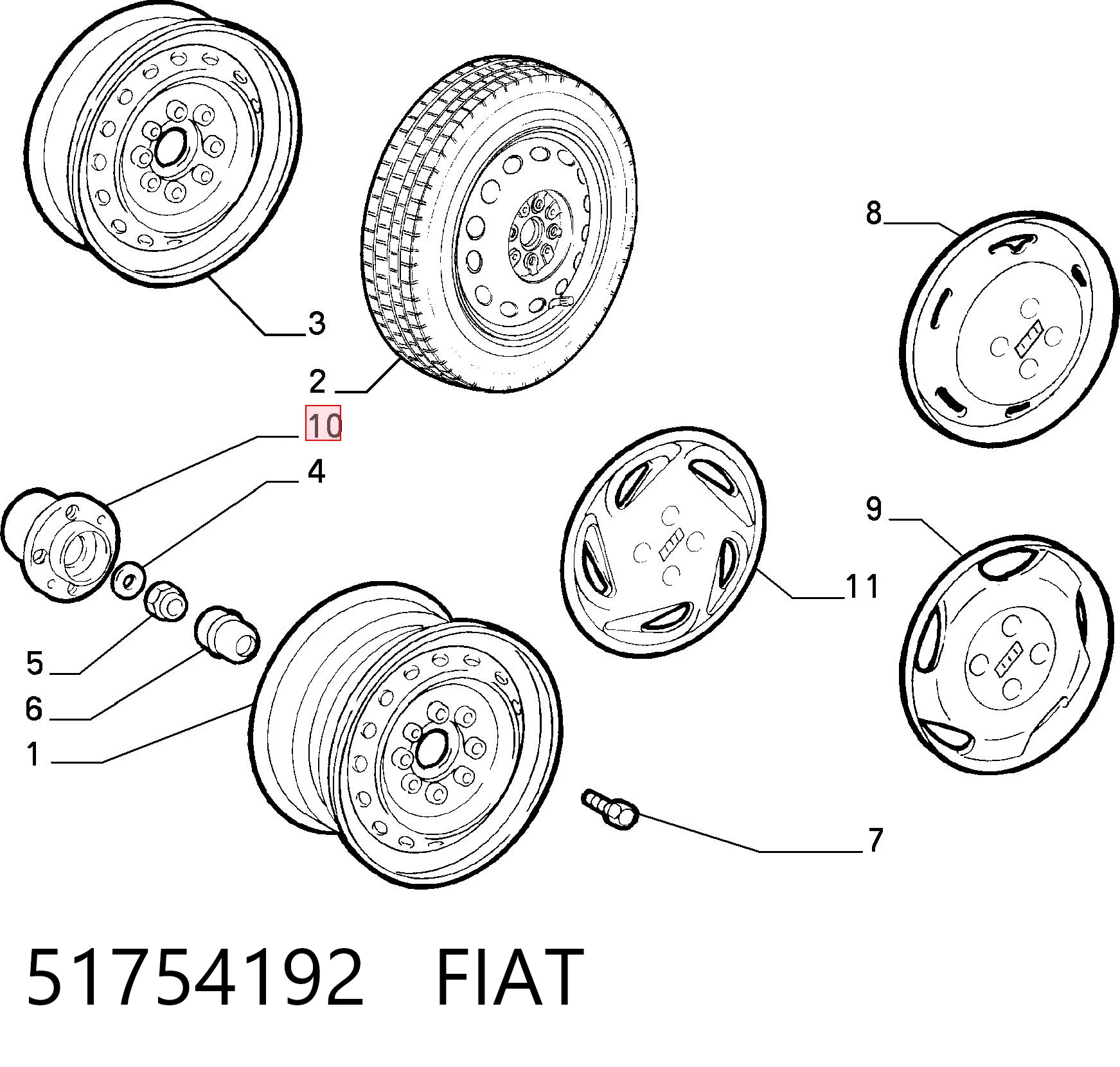 51754192 Fiat/Alfa/Lancia