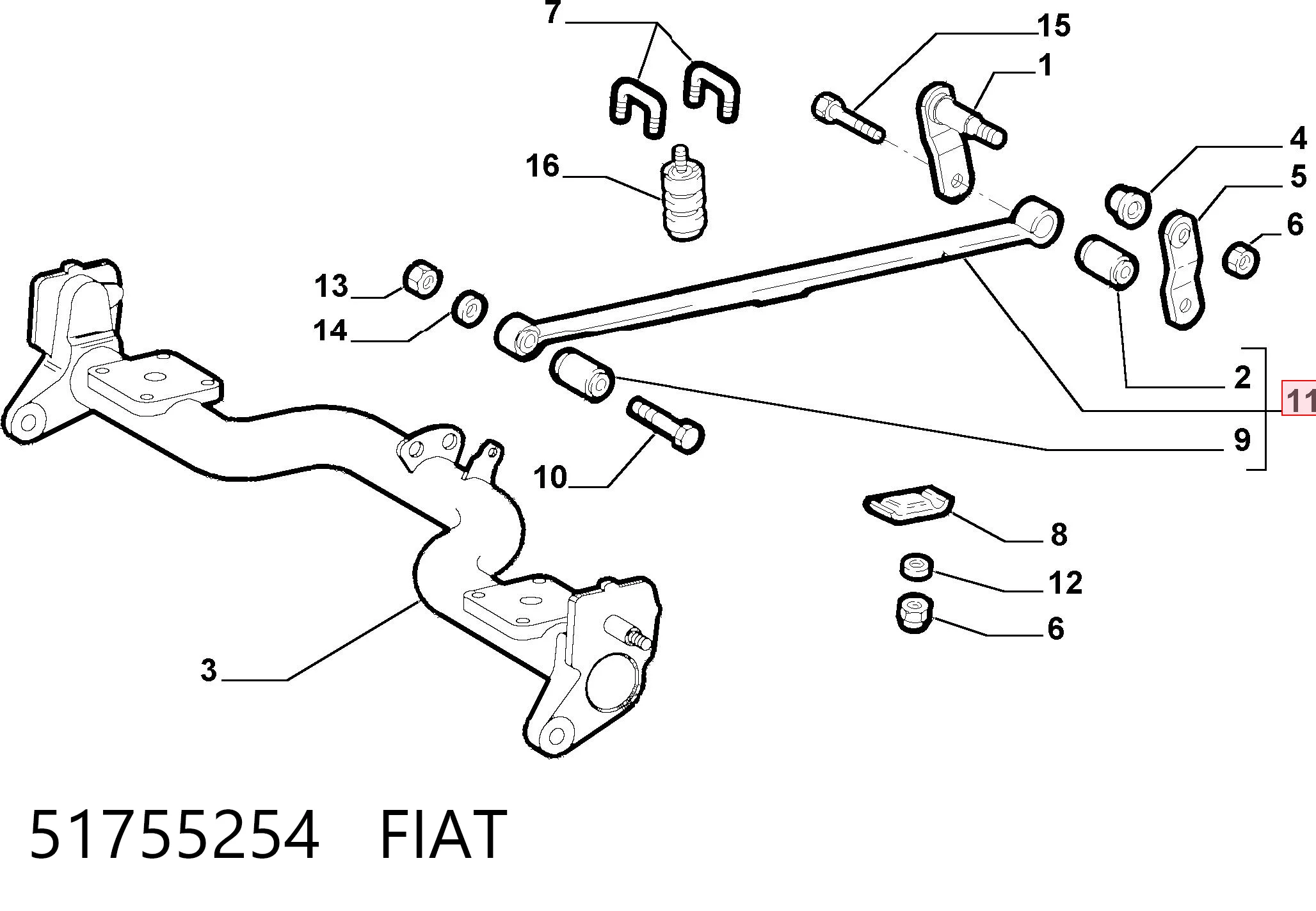 51755254 Fiat/Alfa/Lancia