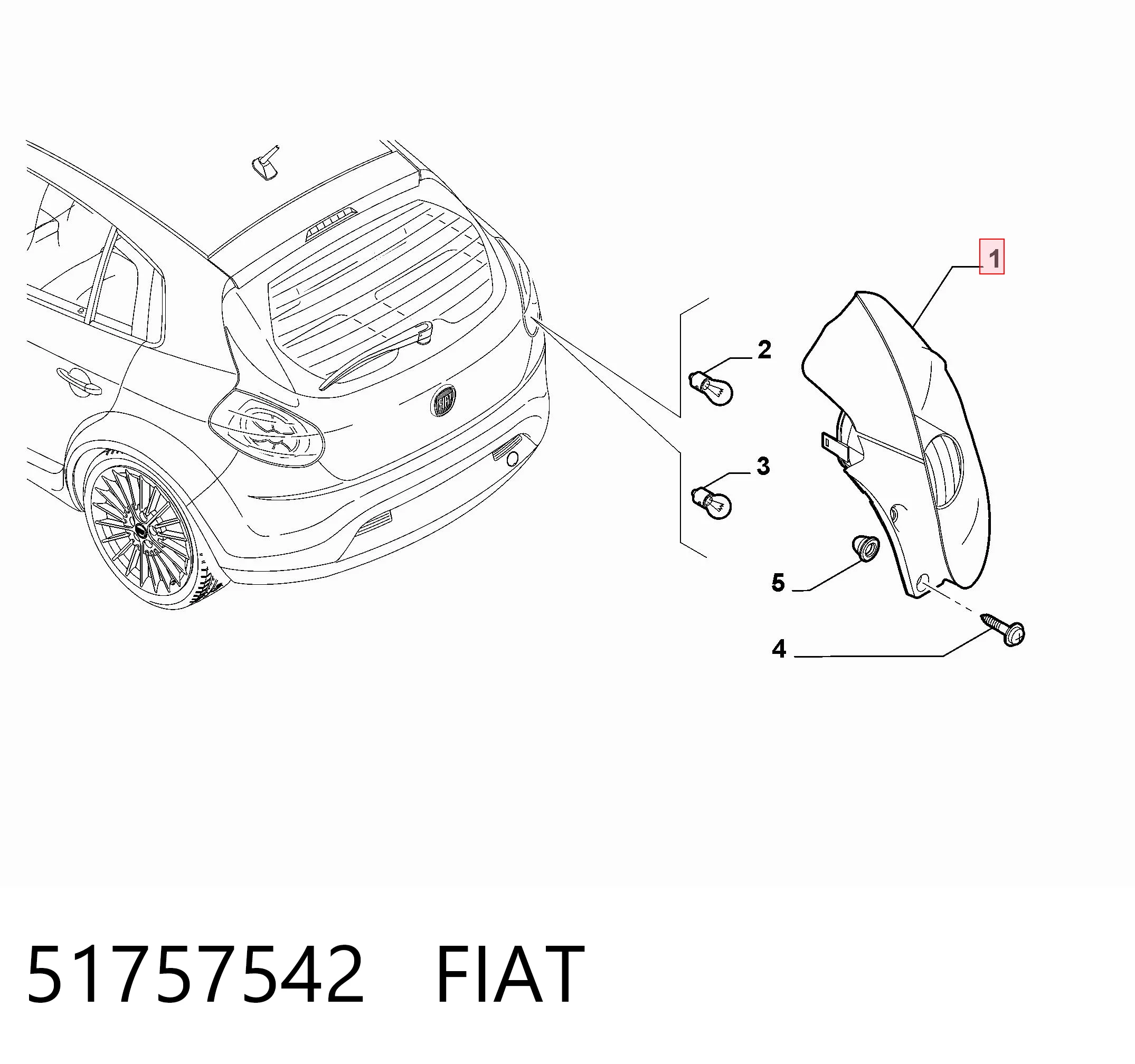 Lanterna traseira direita Fiat Bravo preço, a partir de 45,44 USD