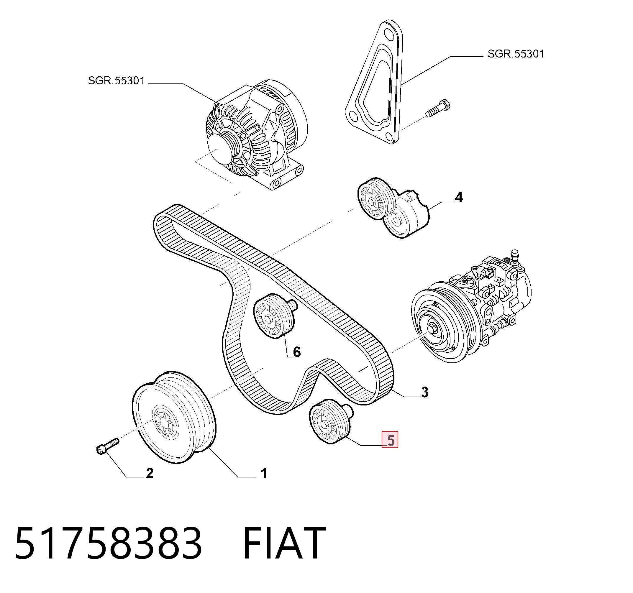 51758383 Fiat/Alfa/Lancia