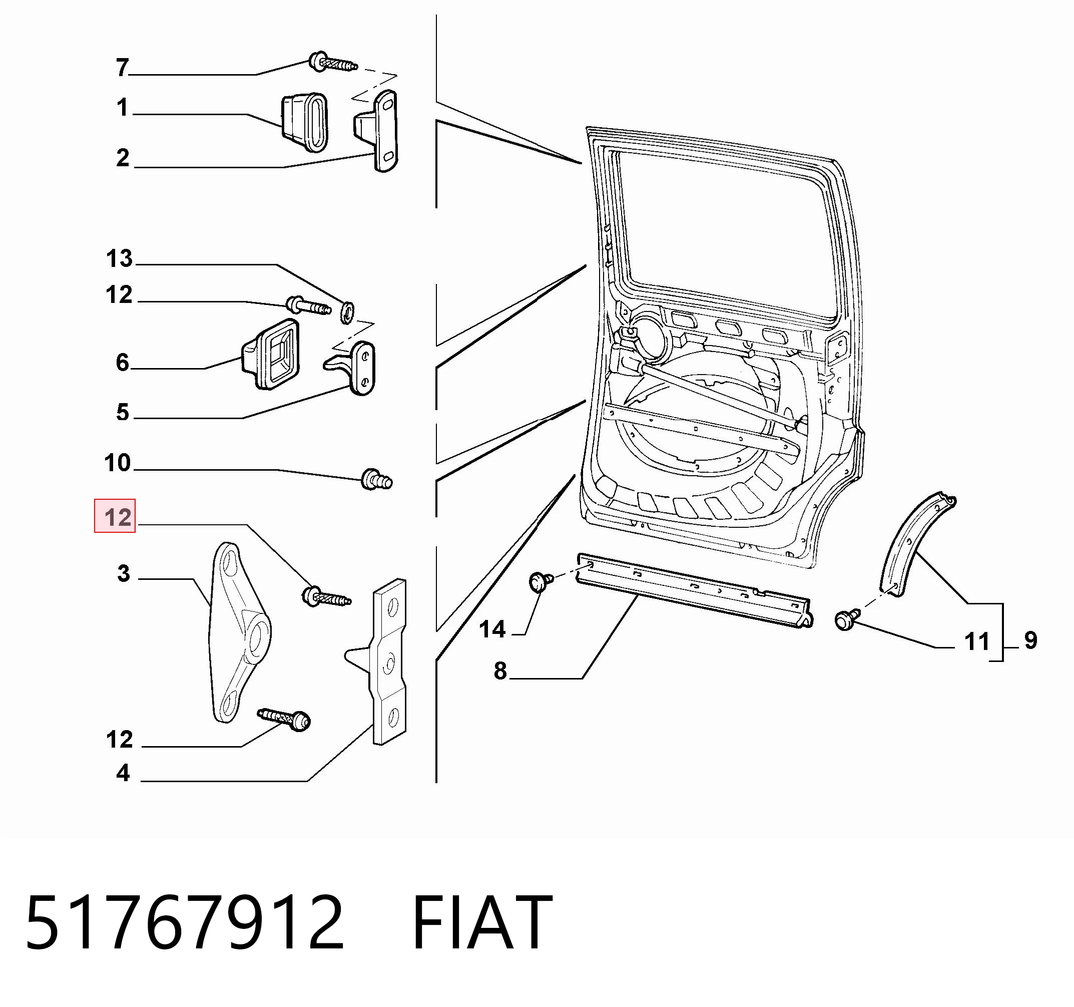 51767912 Fiat/Alfa/Lancia