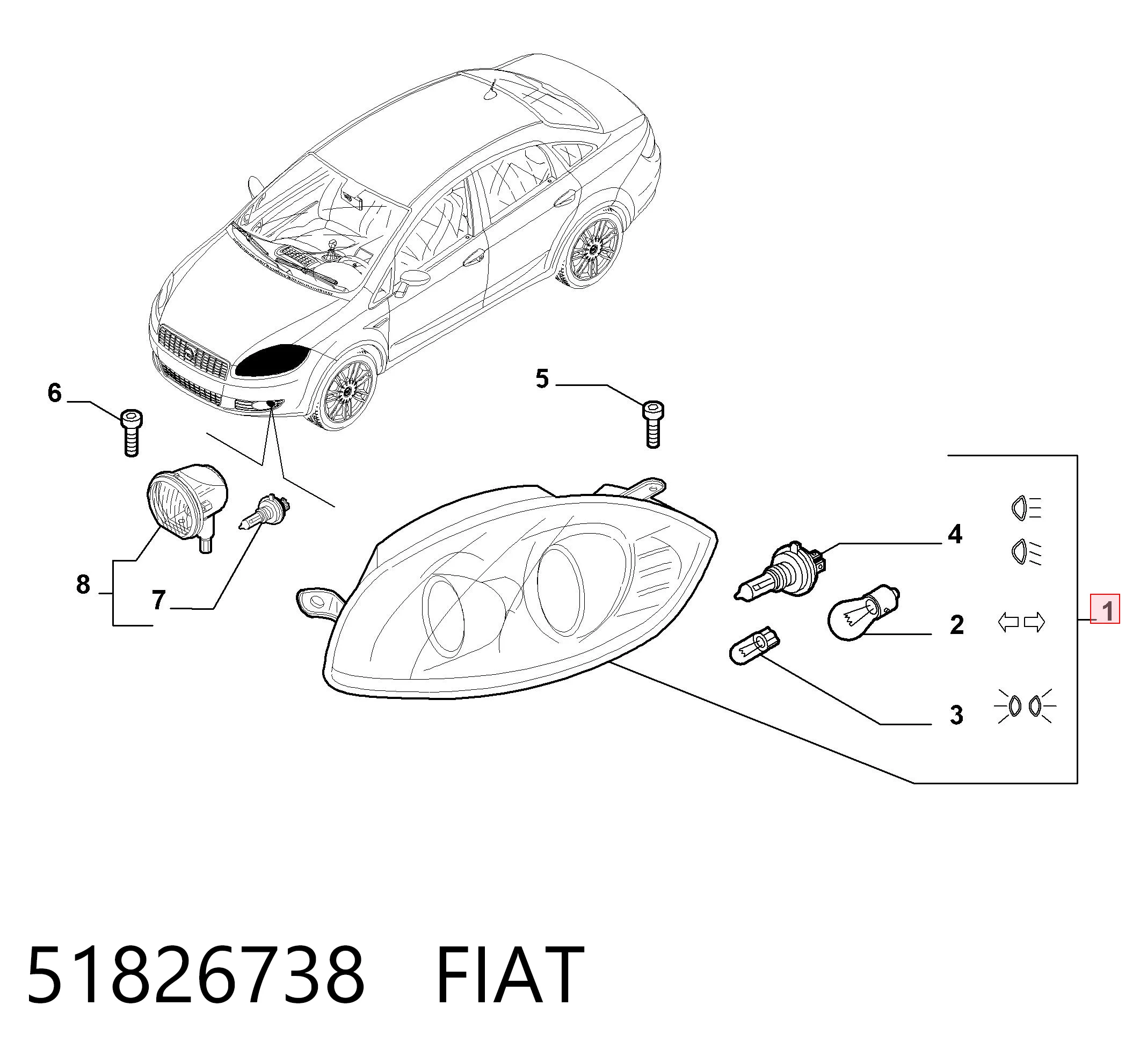 51826738 Fiat/Alfa/Lancia