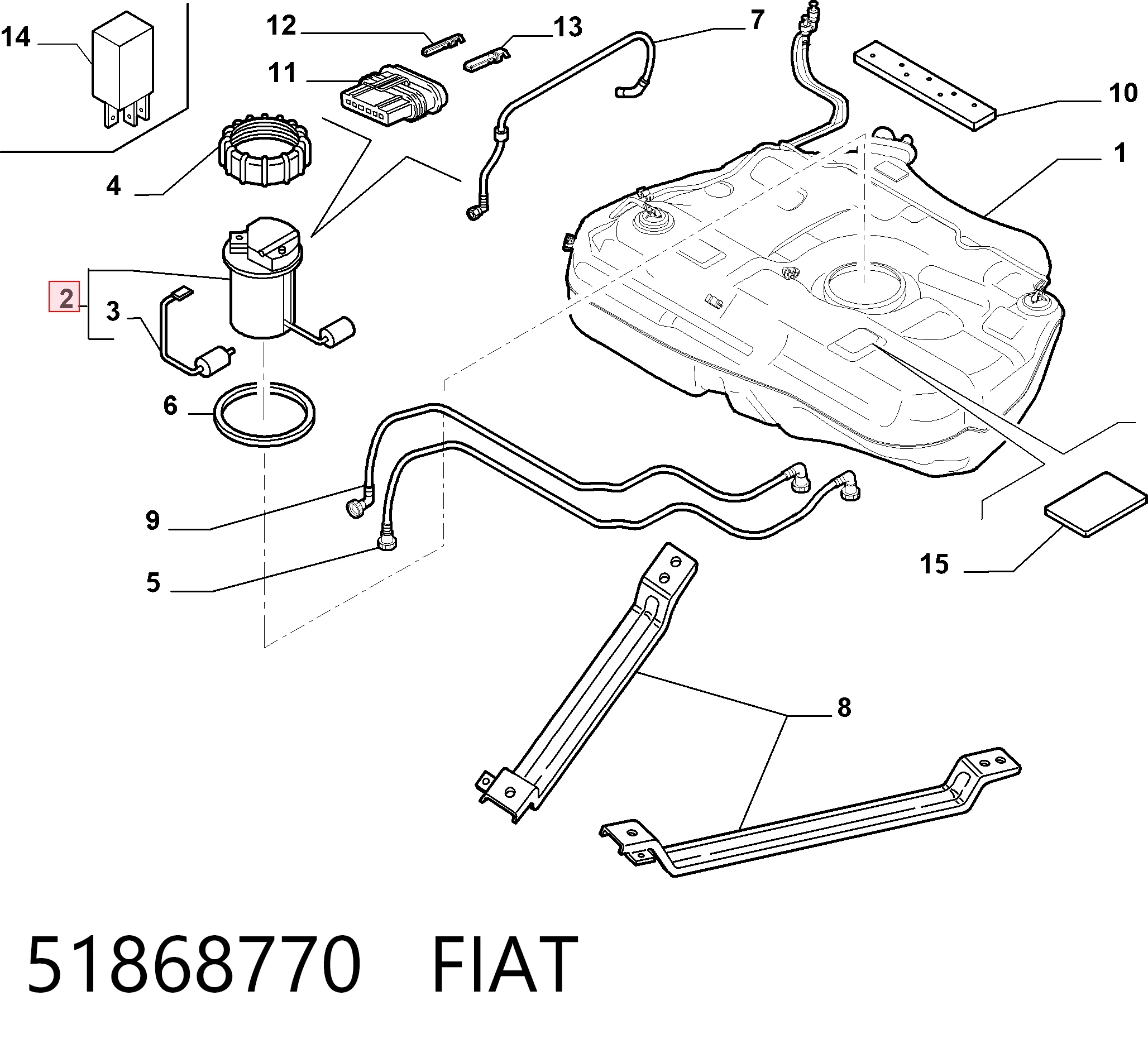 Módulo de bomba de combustível com sensor do nível de combustível 580314223 Bosch