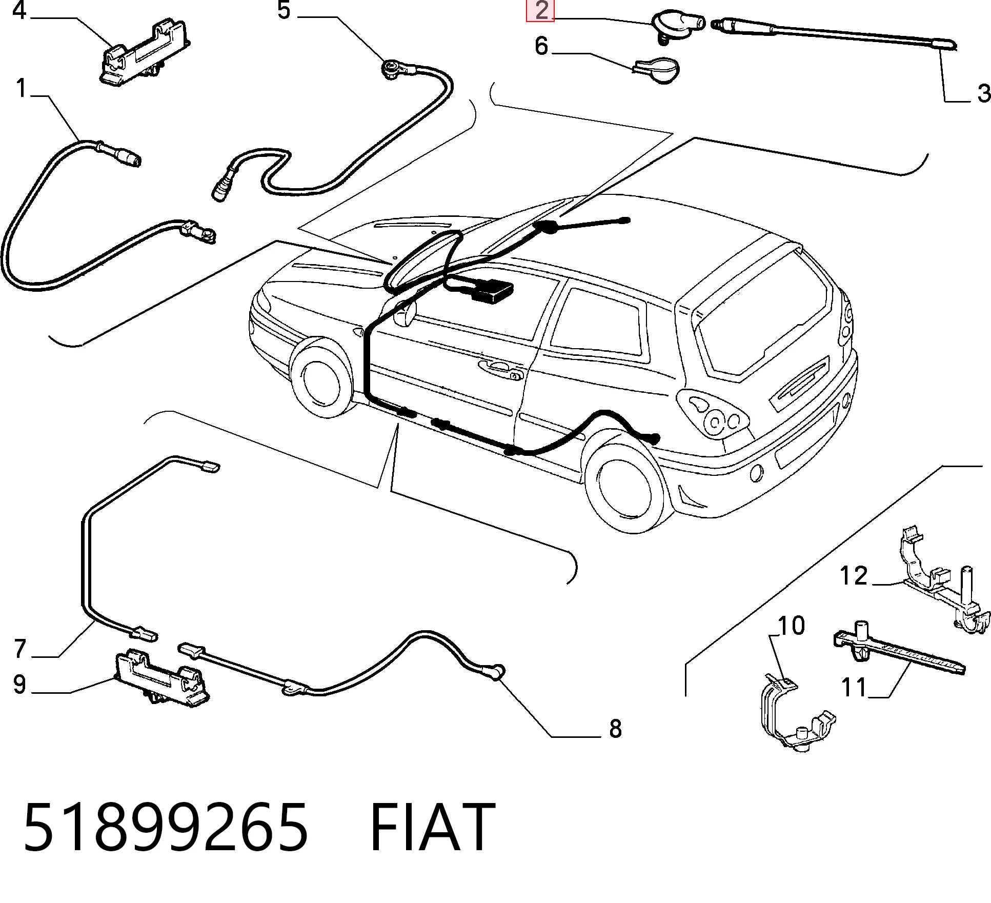 Antena Fiat Ducato III 250 ao melhor preço