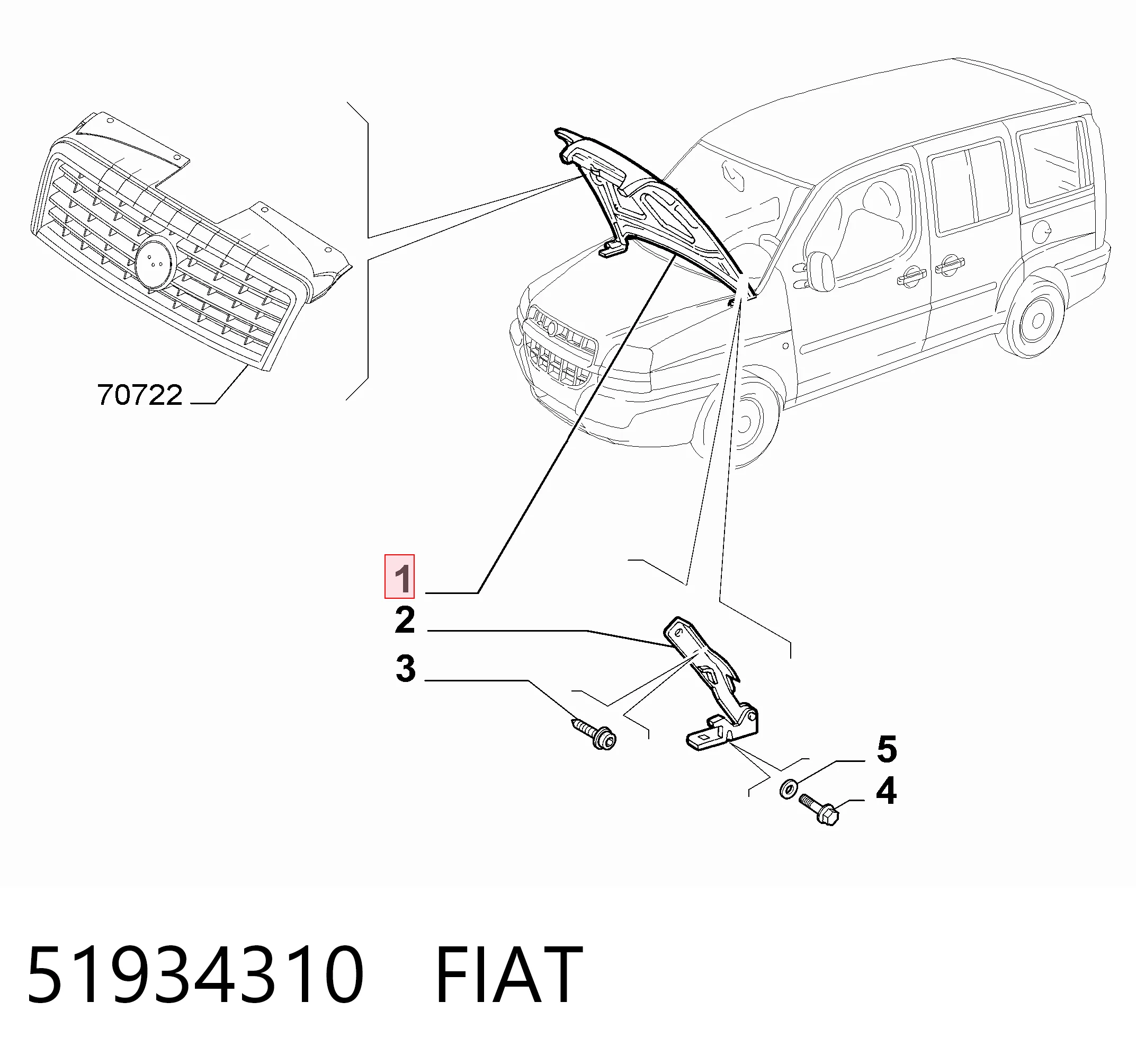 Capota Fiat Doblo I 223
