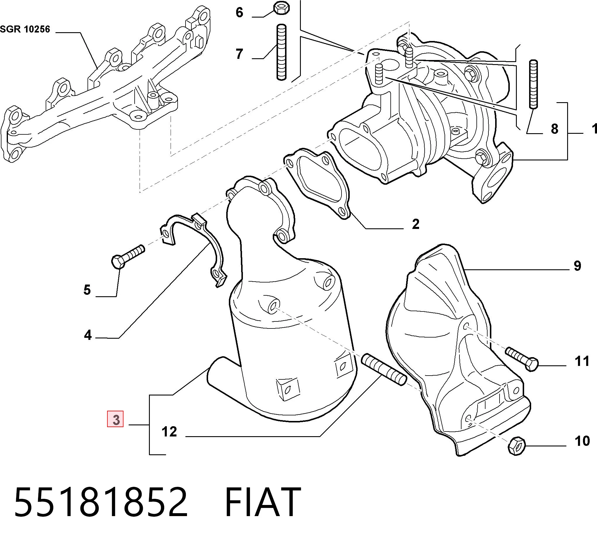 55181852 Fiat/Alfa/Lancia