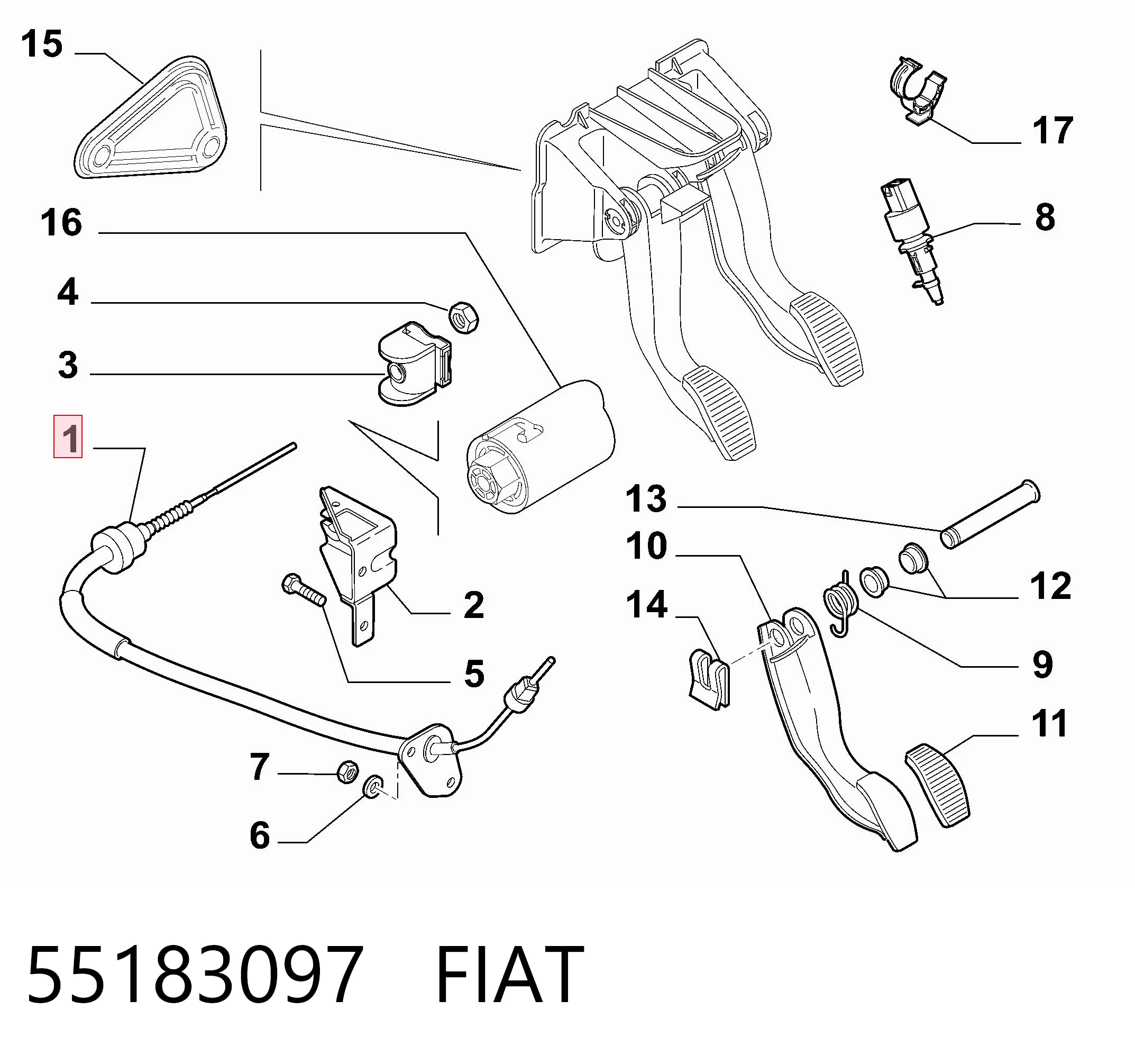 55183097 Fiat/Alfa/Lancia