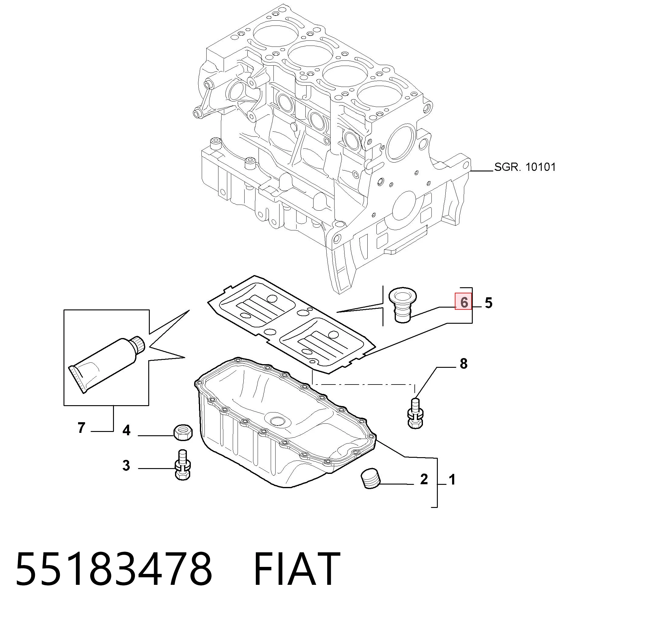 55183478 Fiat/Alfa/Lancia