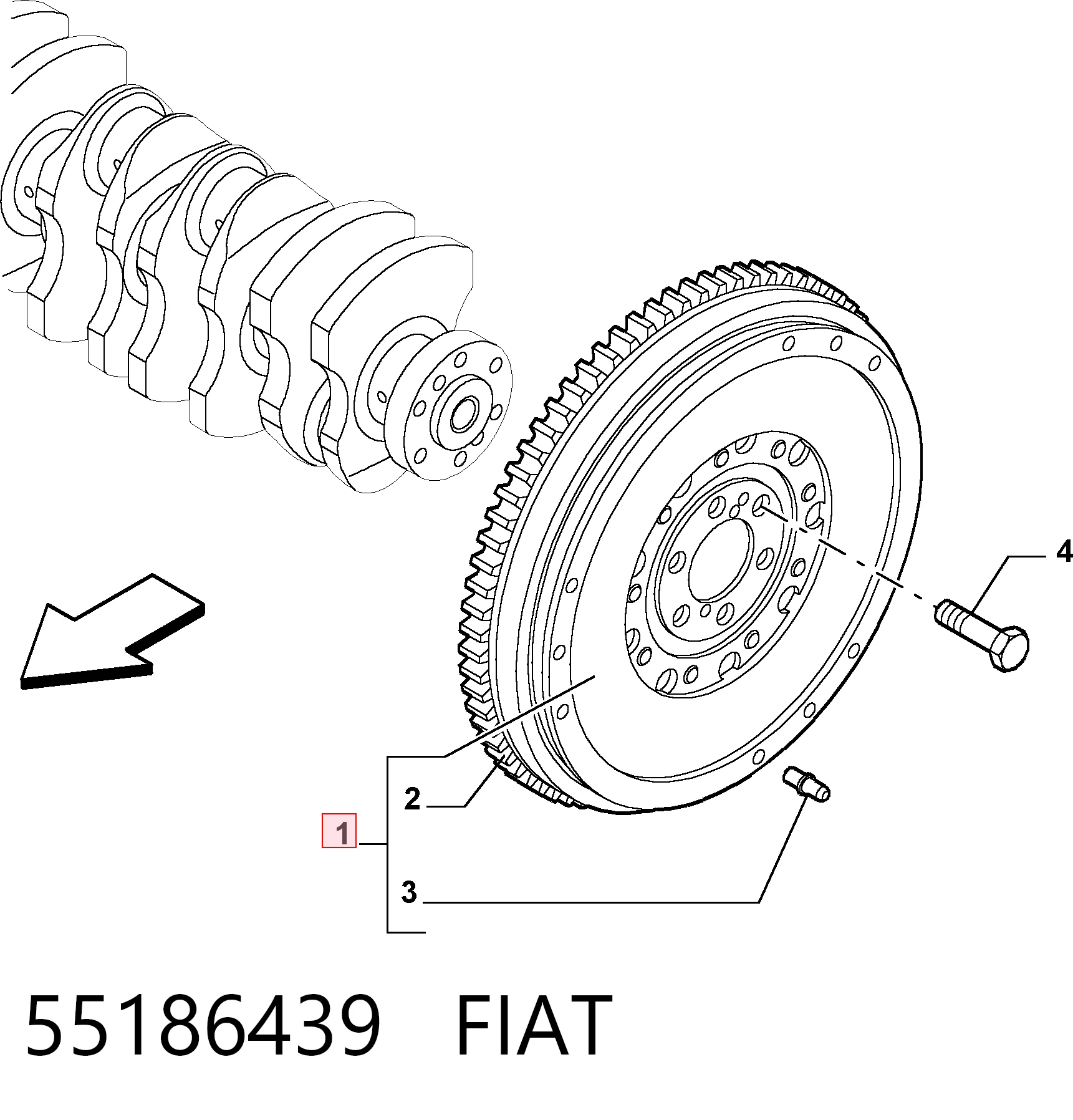 Compre Volante de motor Fiat Doblo 1