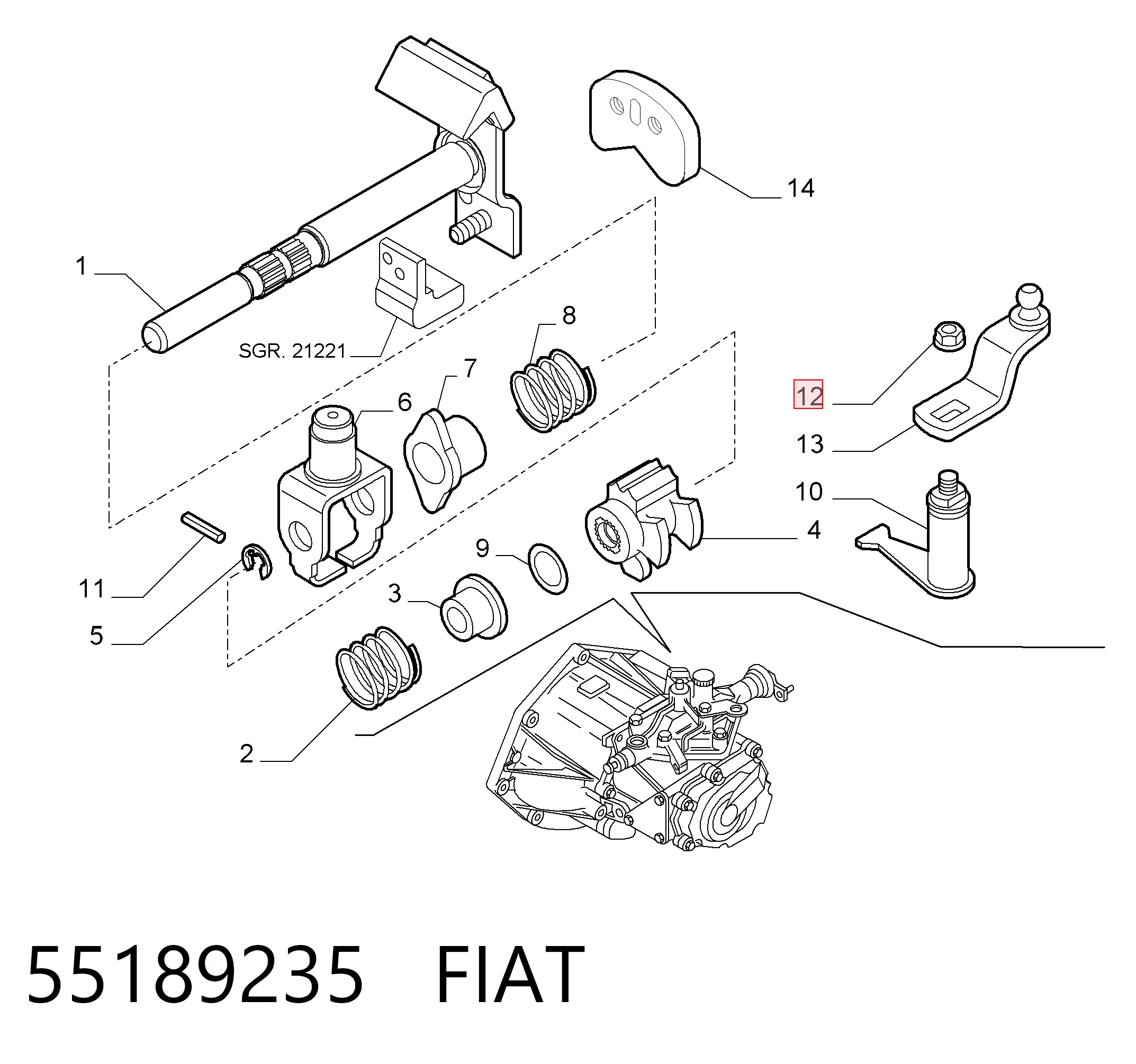 55189235 Fiat/Alfa/Lancia