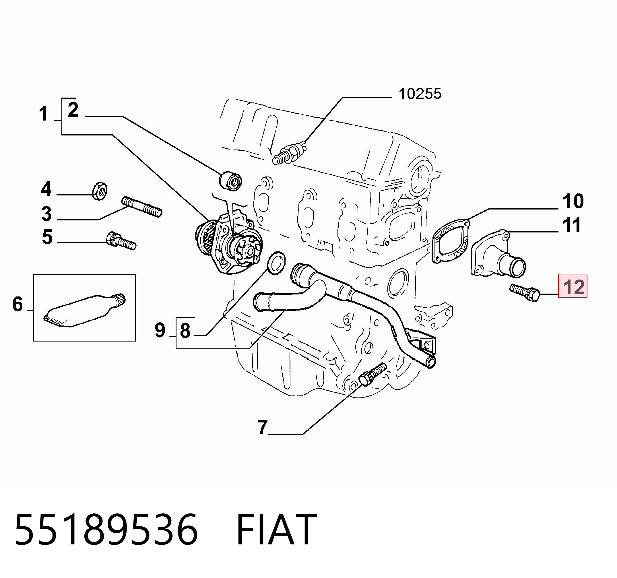 55189536 Fiat/Alfa/Lancia