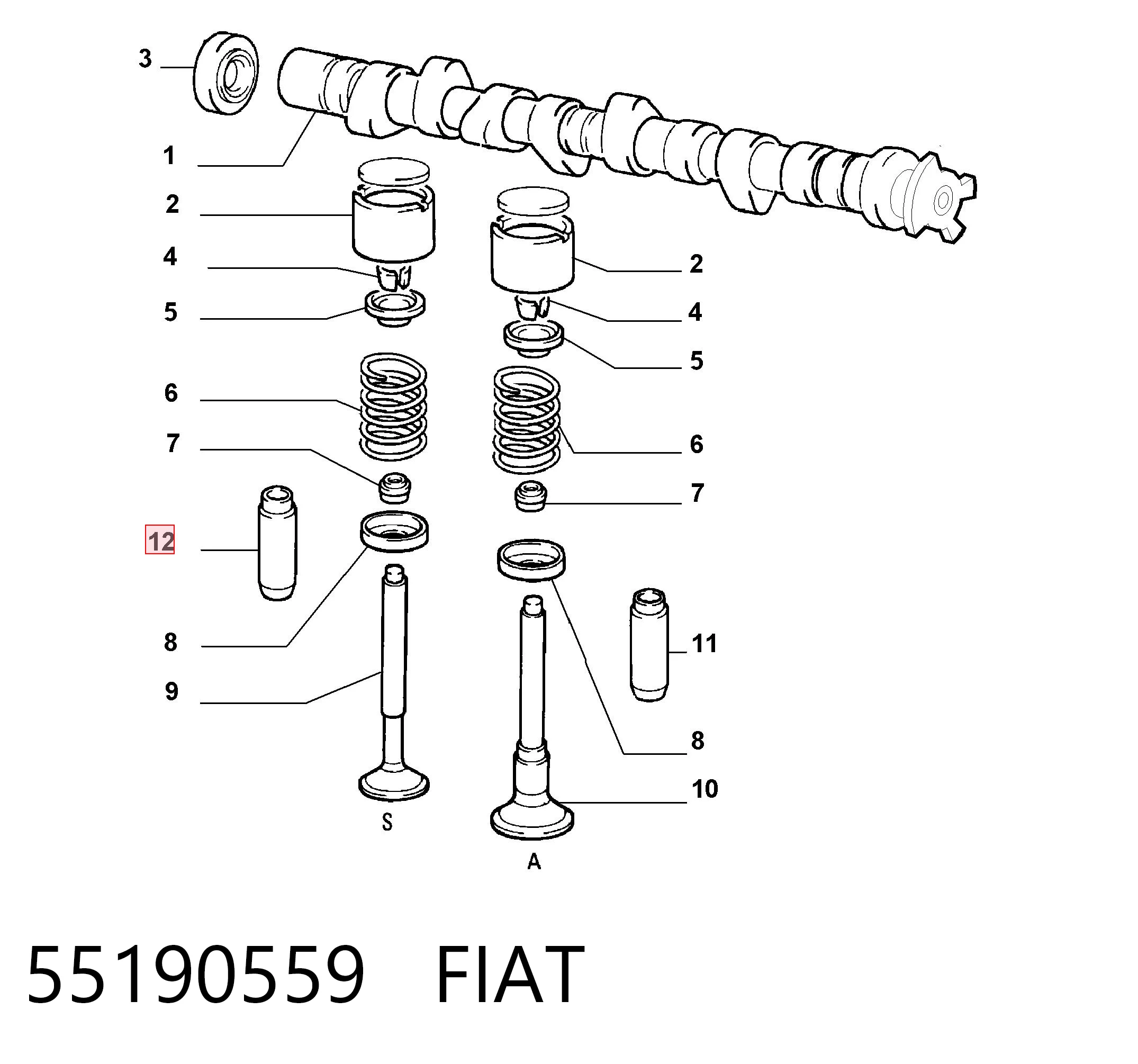 55190559 Fiat/Alfa/Lancia