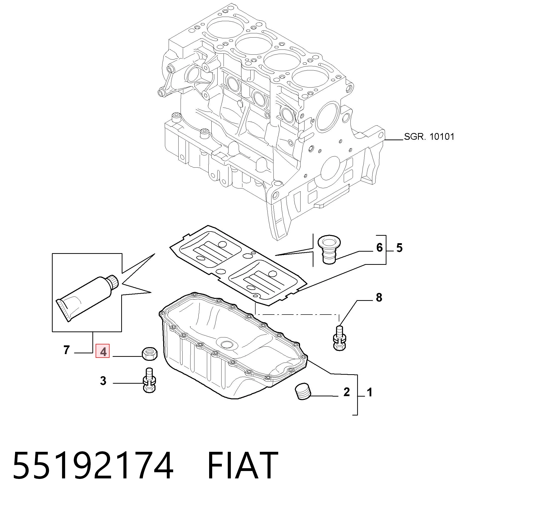 55192174 Fiat/Alfa/Lancia