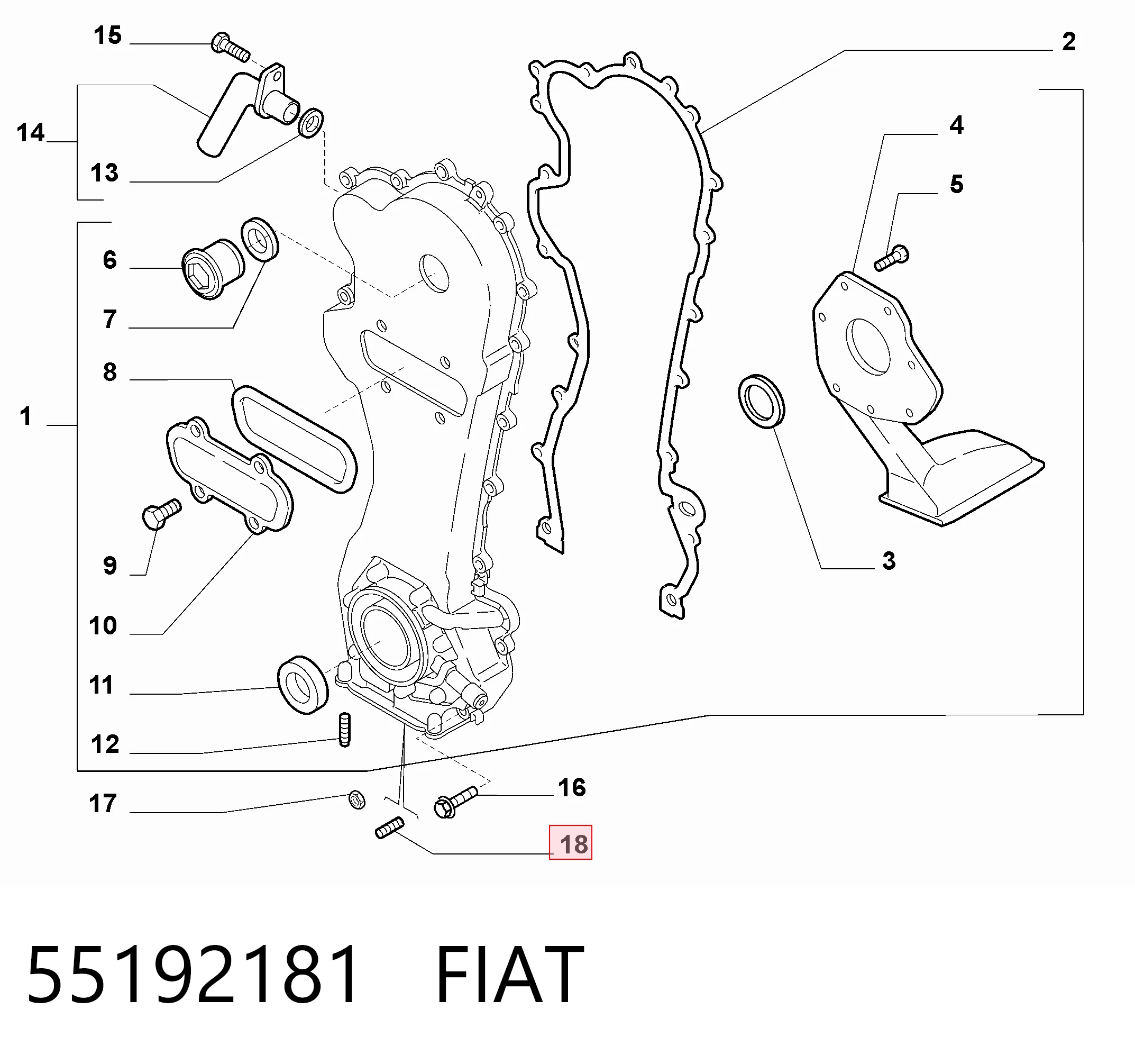 55192181 Fiat/Alfa/Lancia