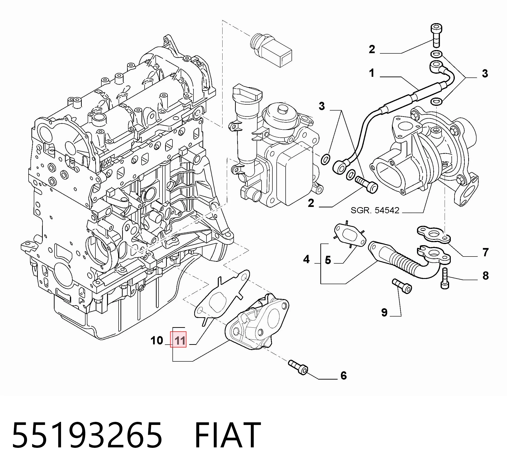 55193265 Fiat/Alfa/Lancia