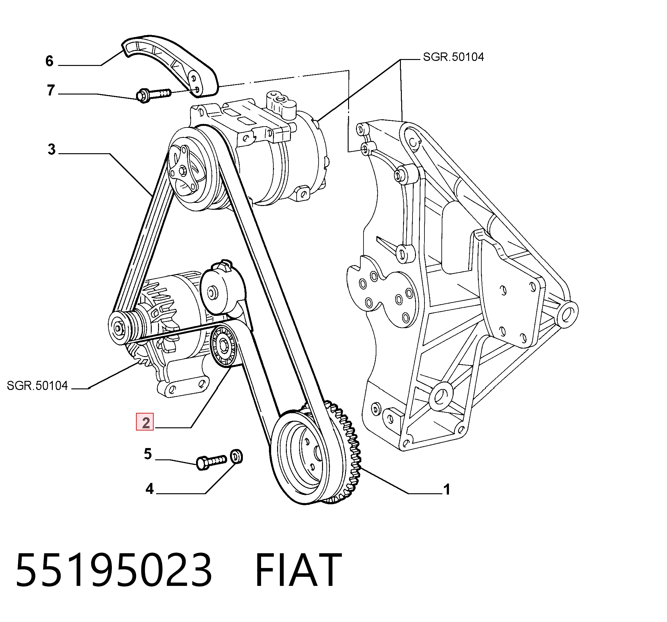 55195023 Fiat/Alfa/Lancia