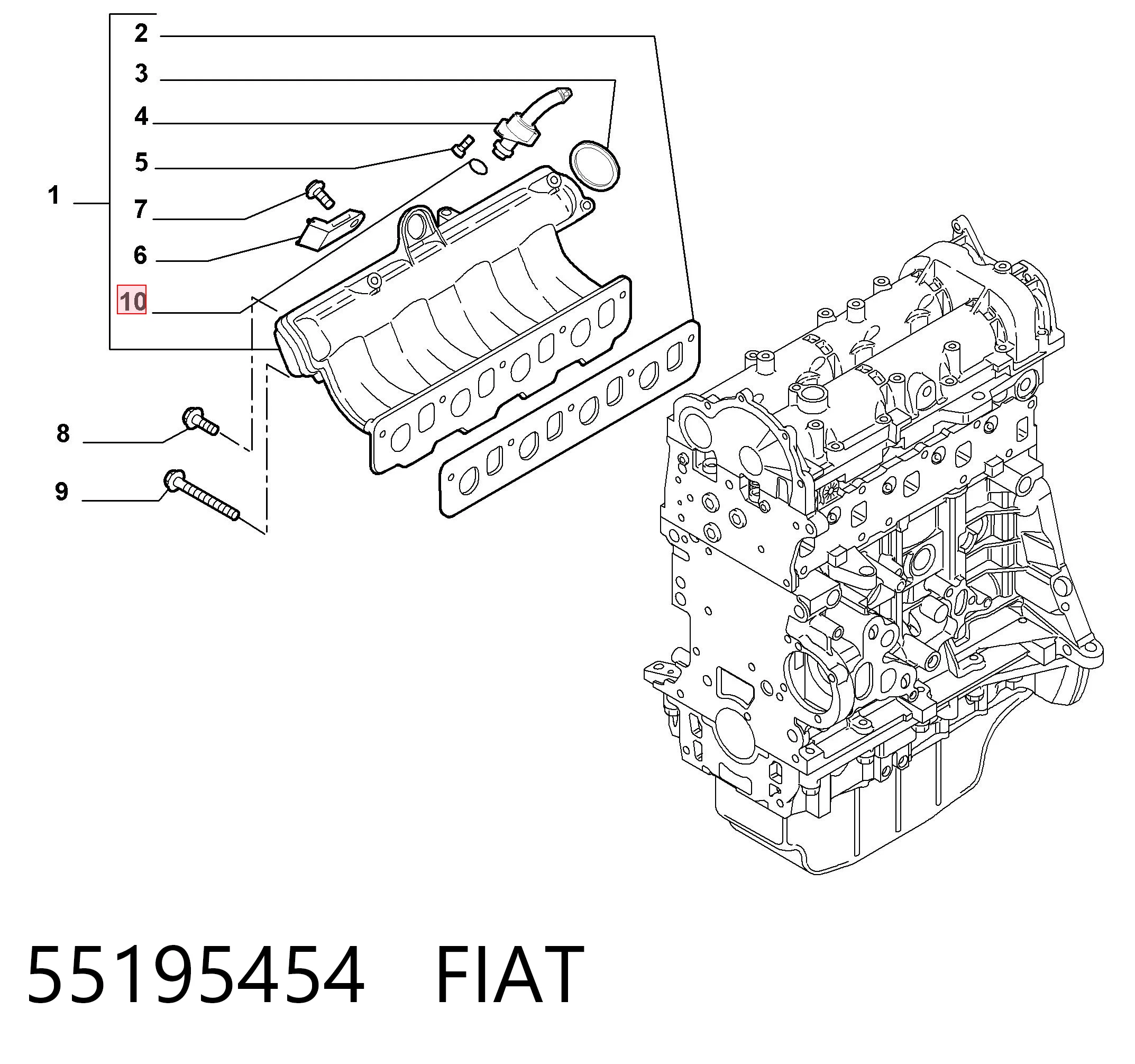 55195454 Fiat/Alfa/Lancia