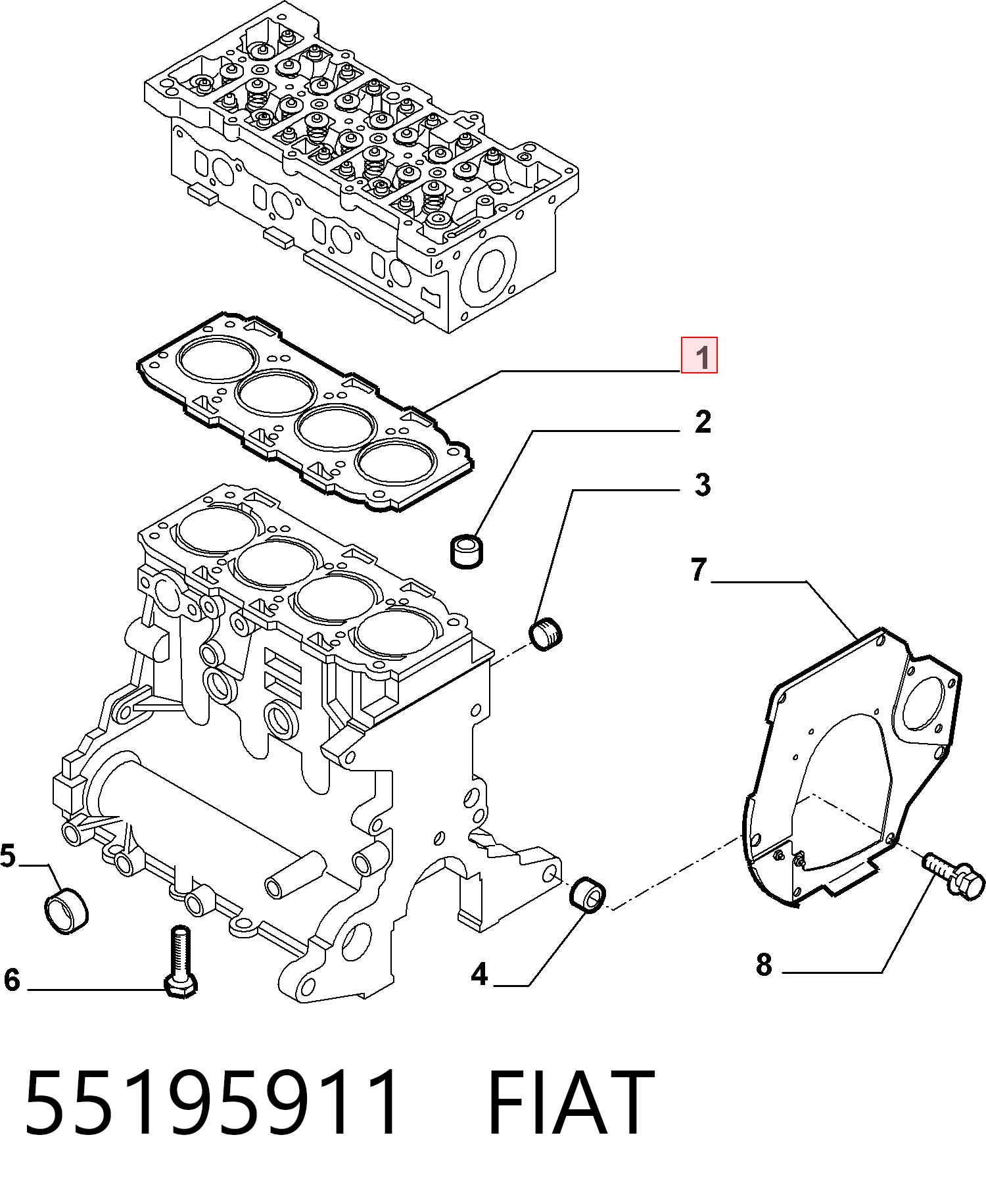 55195911 Fiat/Alfa/Lancia