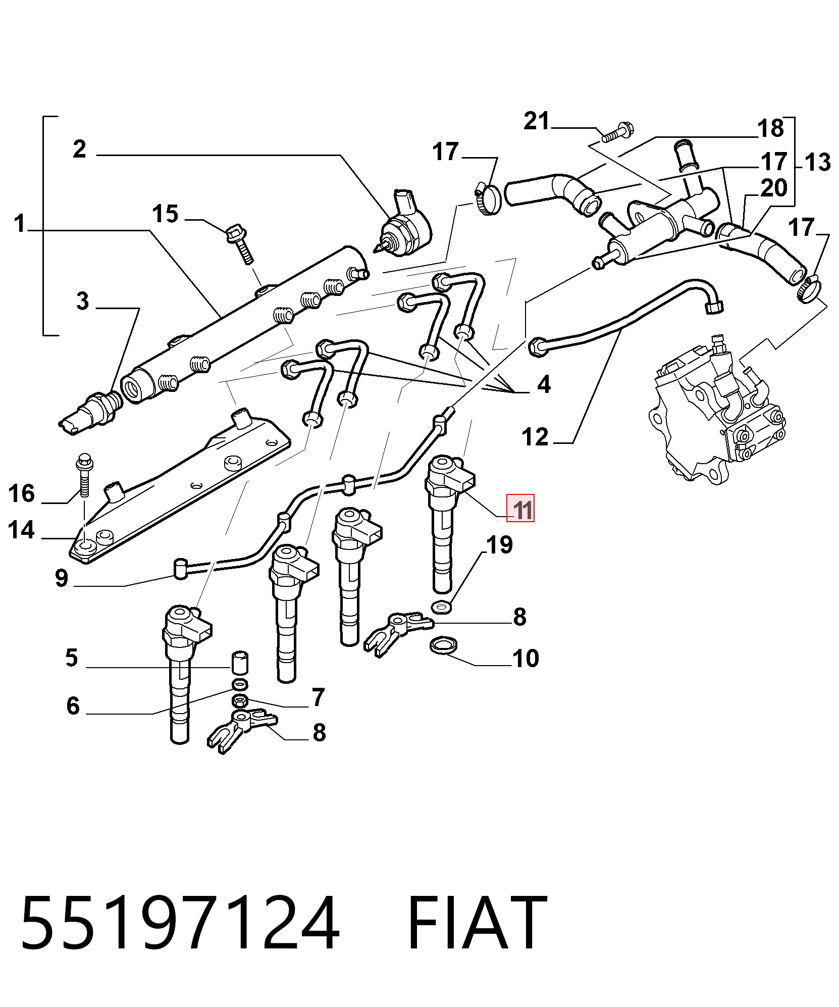 Compre Injetor de injeção de combustível Opel Corsa 