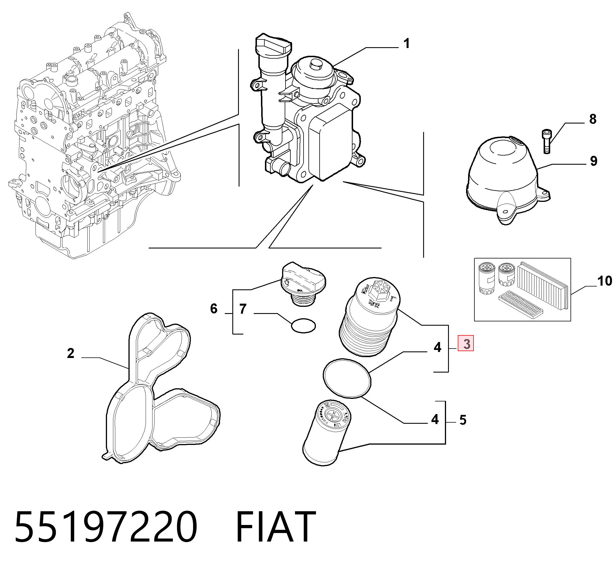55197220 Fiat/Alfa/Lancia