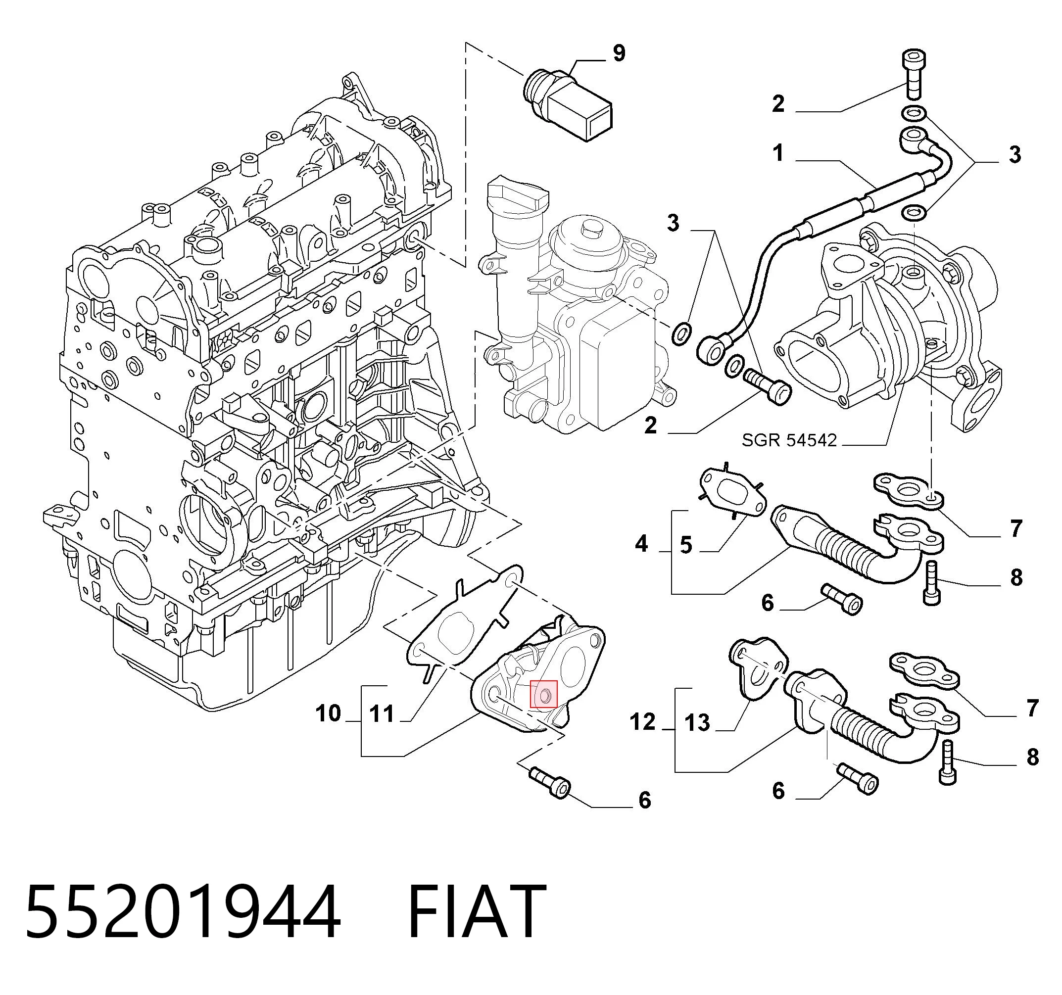 55201944 Fiat/Alfa/Lancia