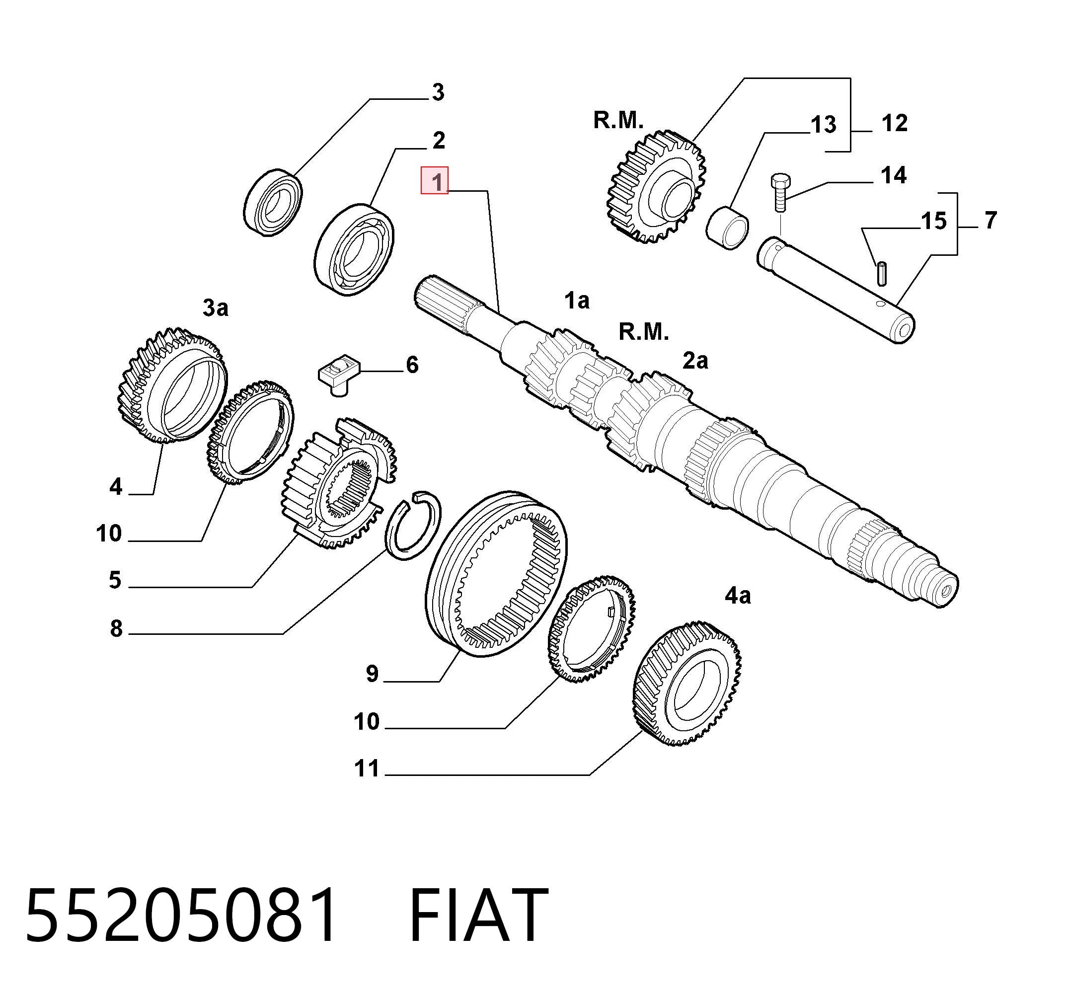 55205081 Fiat/Alfa/Lancia