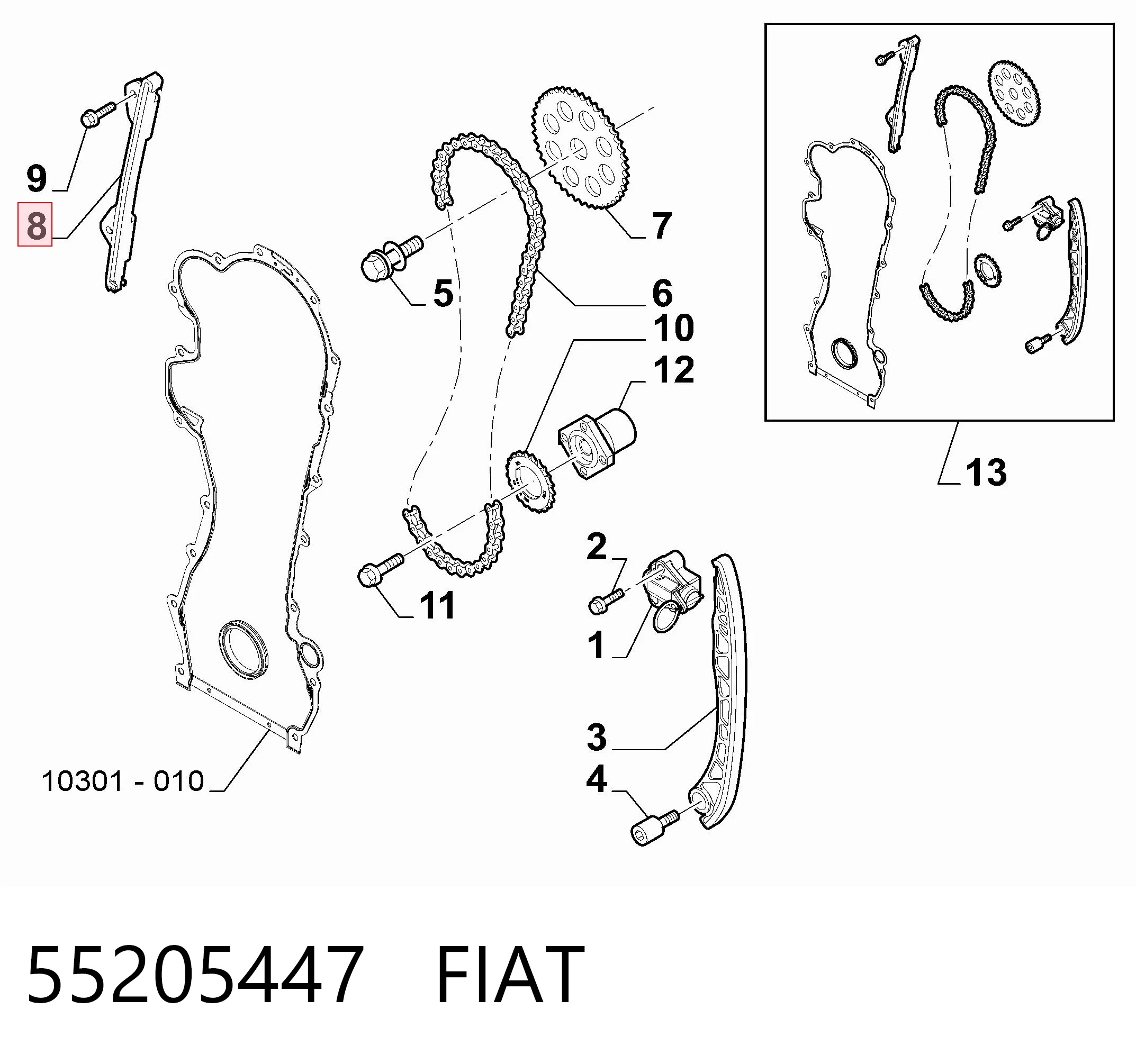55205447 Fiat/Alfa/Lancia