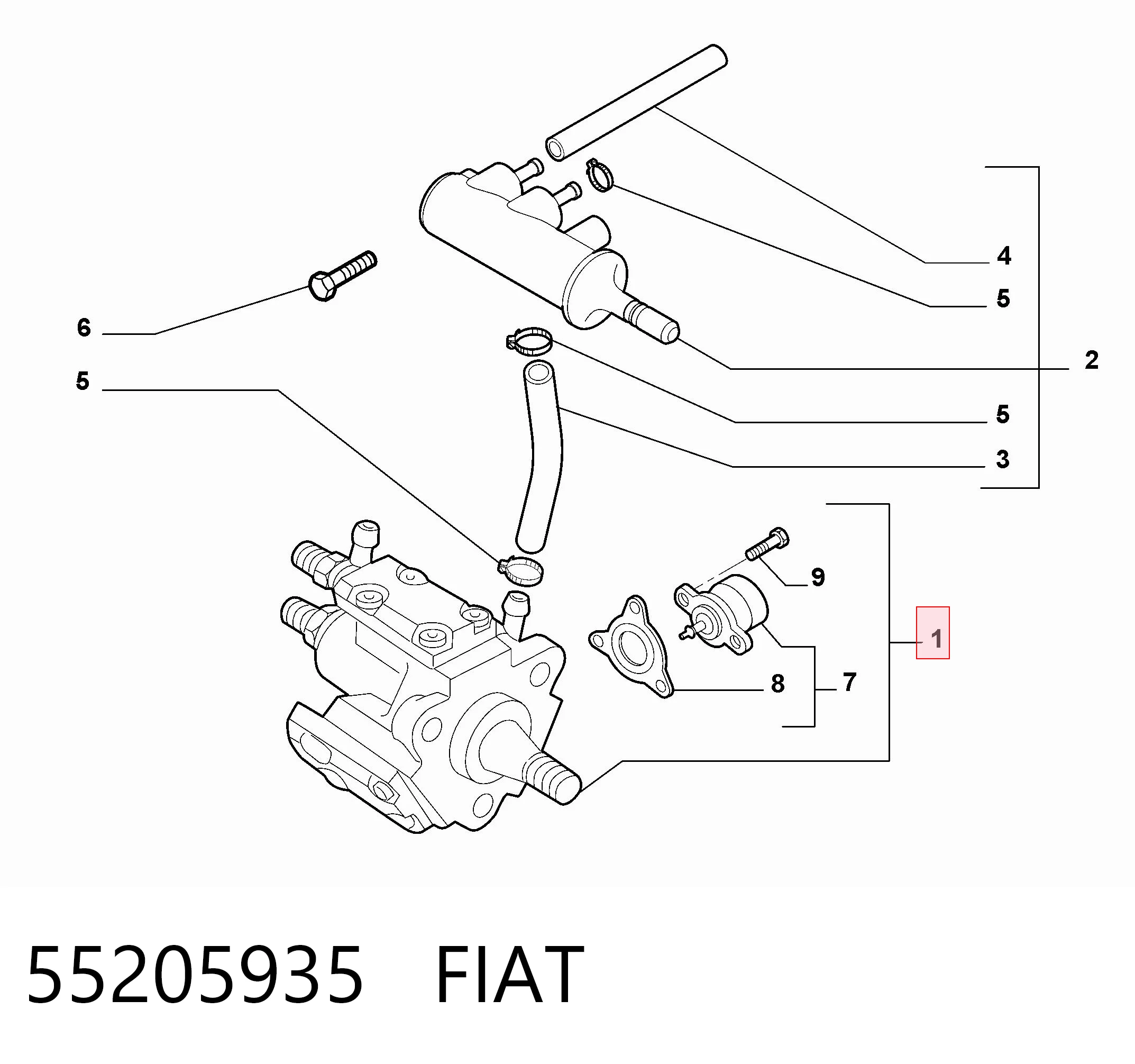 Compre Bomba de combustível de pressão alta Alfa Romeo 159 