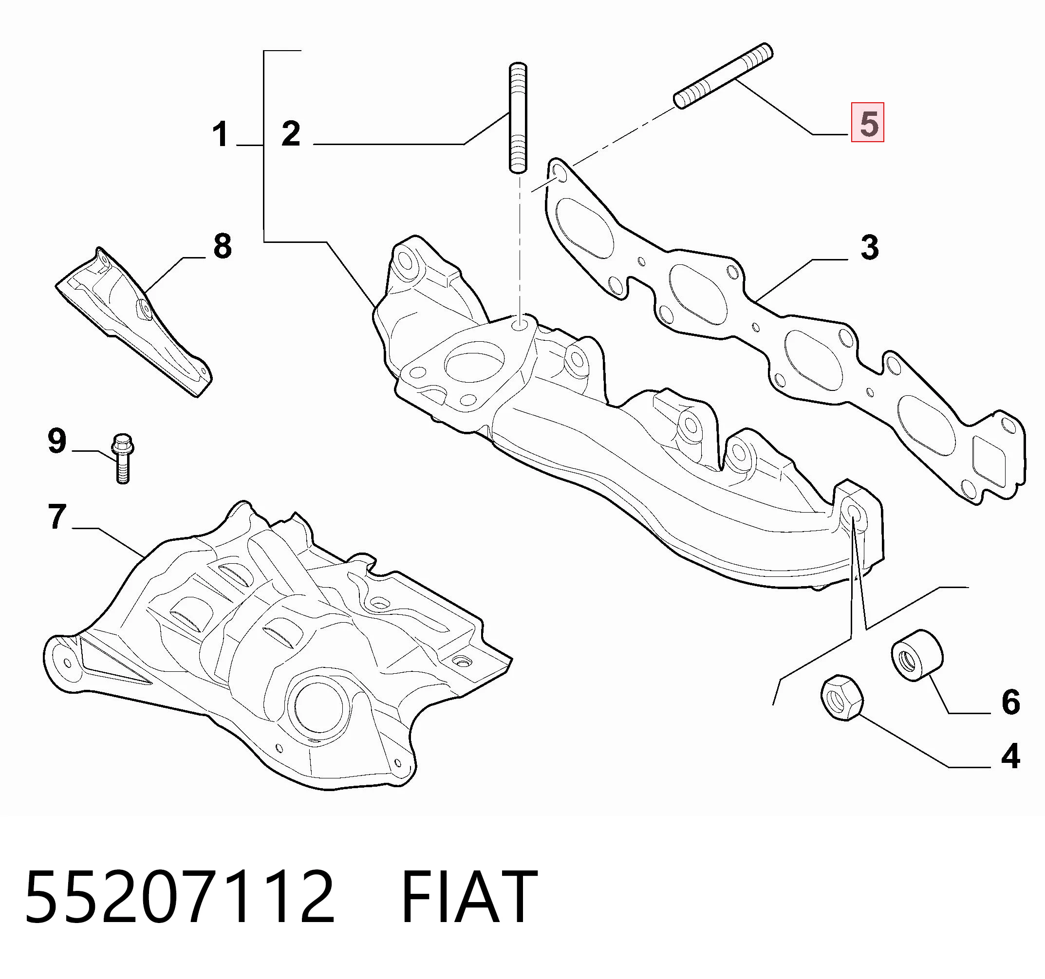 55207112 Fiat/Alfa/Lancia