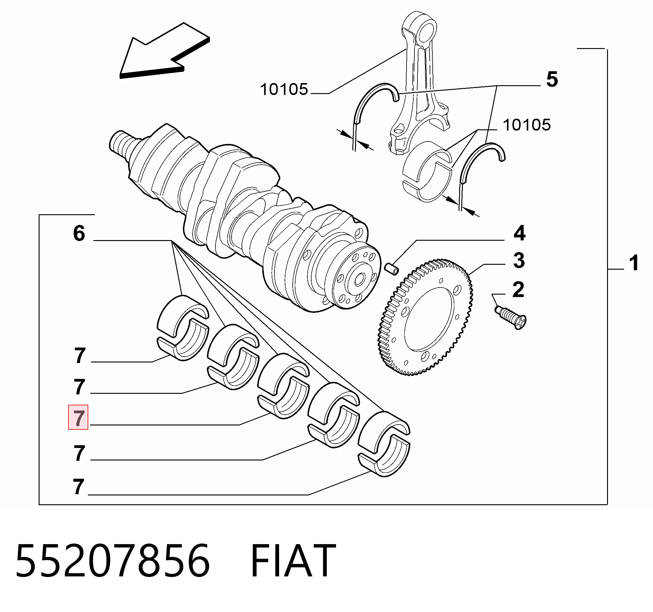 55207856 Fiat/Alfa/Lancia