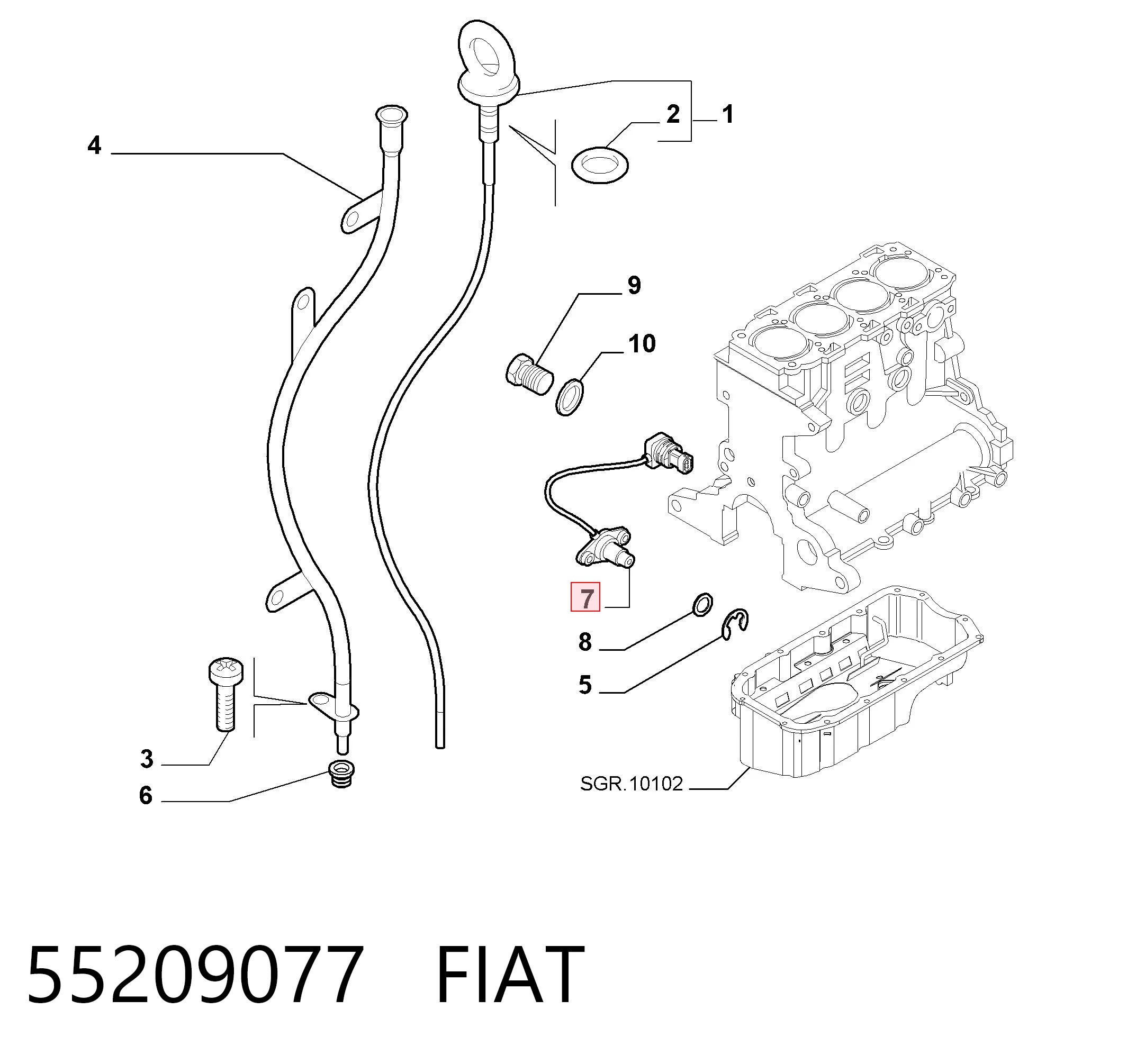 55209077 Fiat/Alfa/Lancia