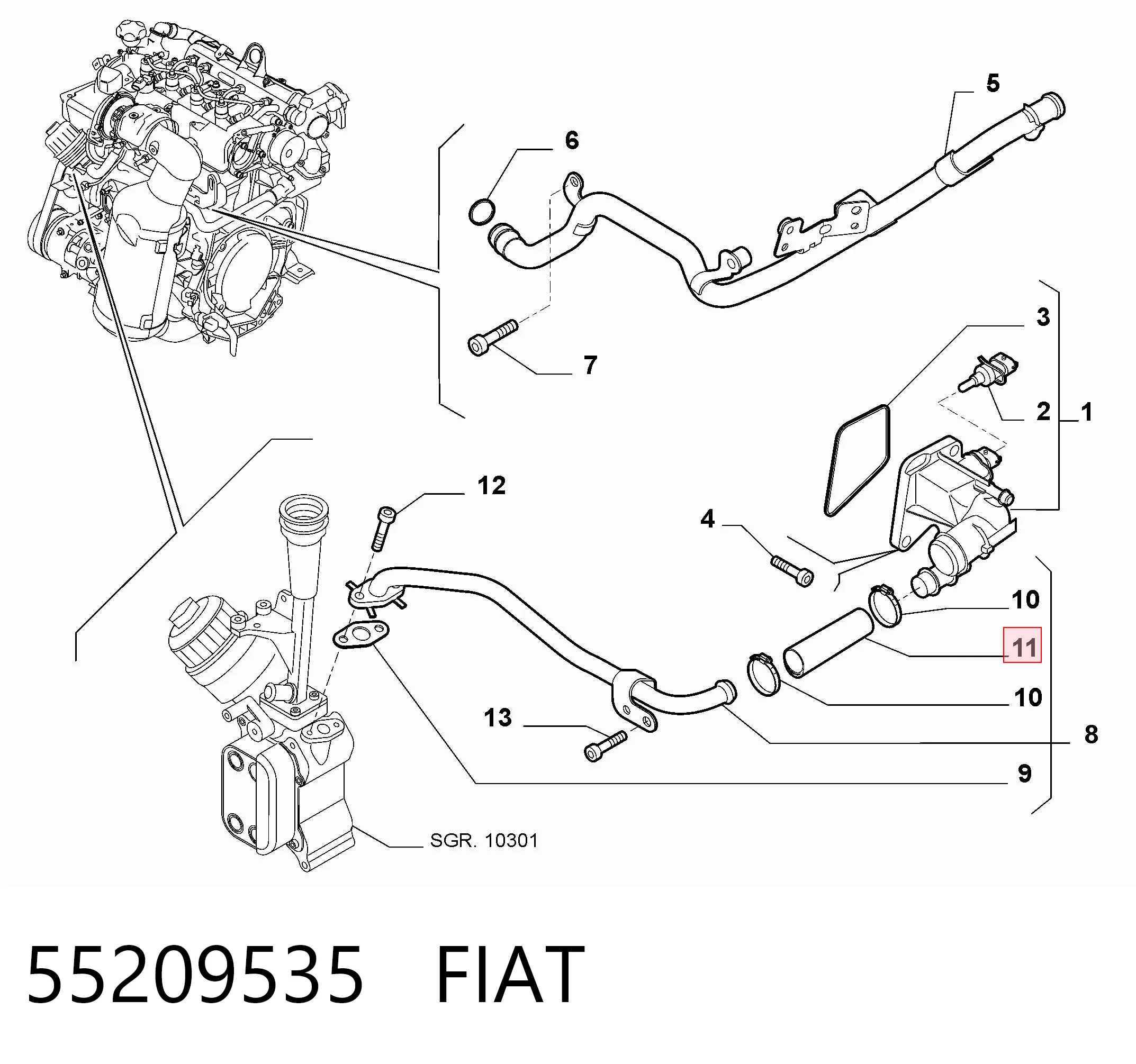 55209535 Fiat/Alfa/Lancia
