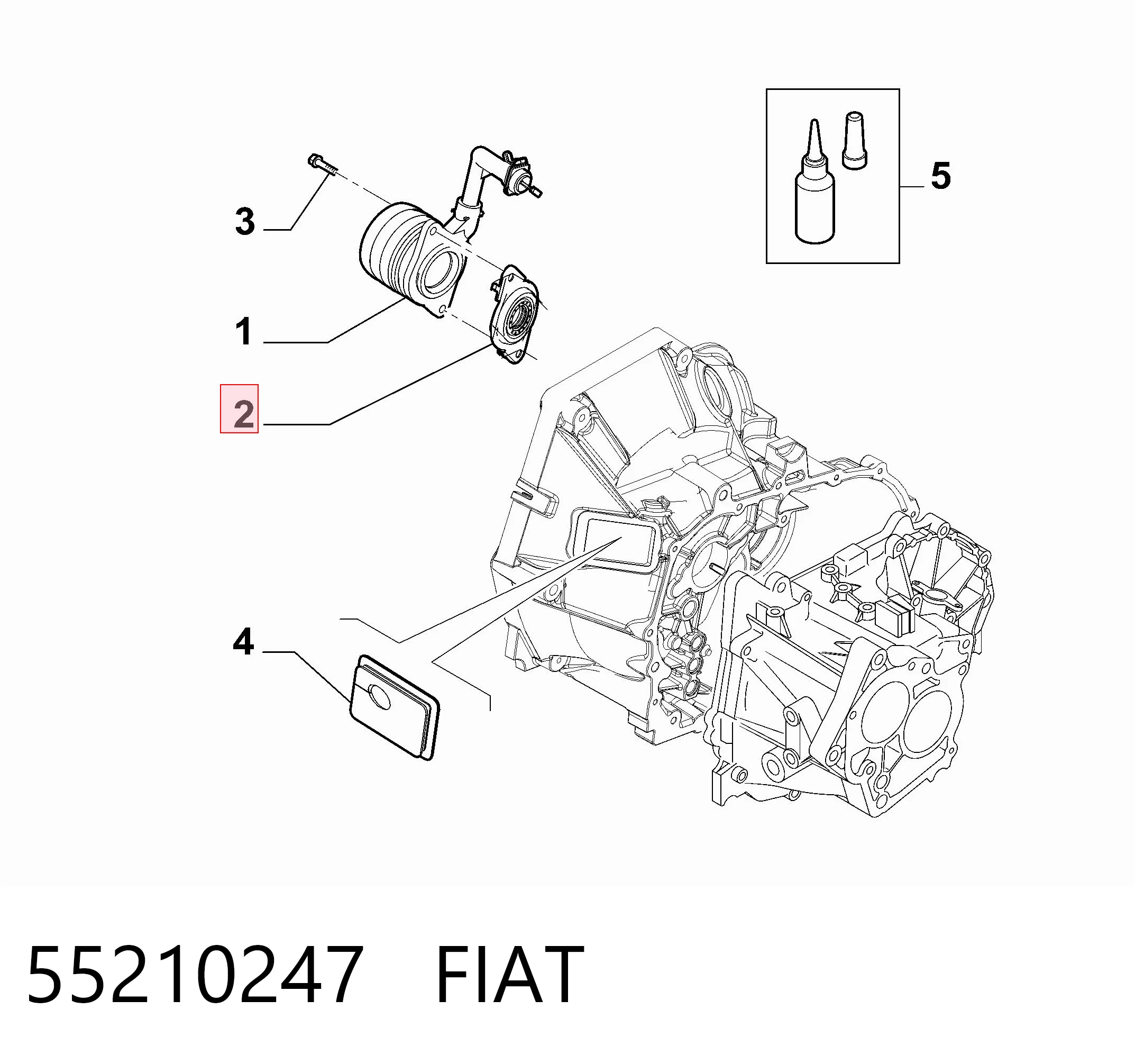 55210247 General Motors Vedação da Caixa Automática de Mudança (de árvore de saída/primária)