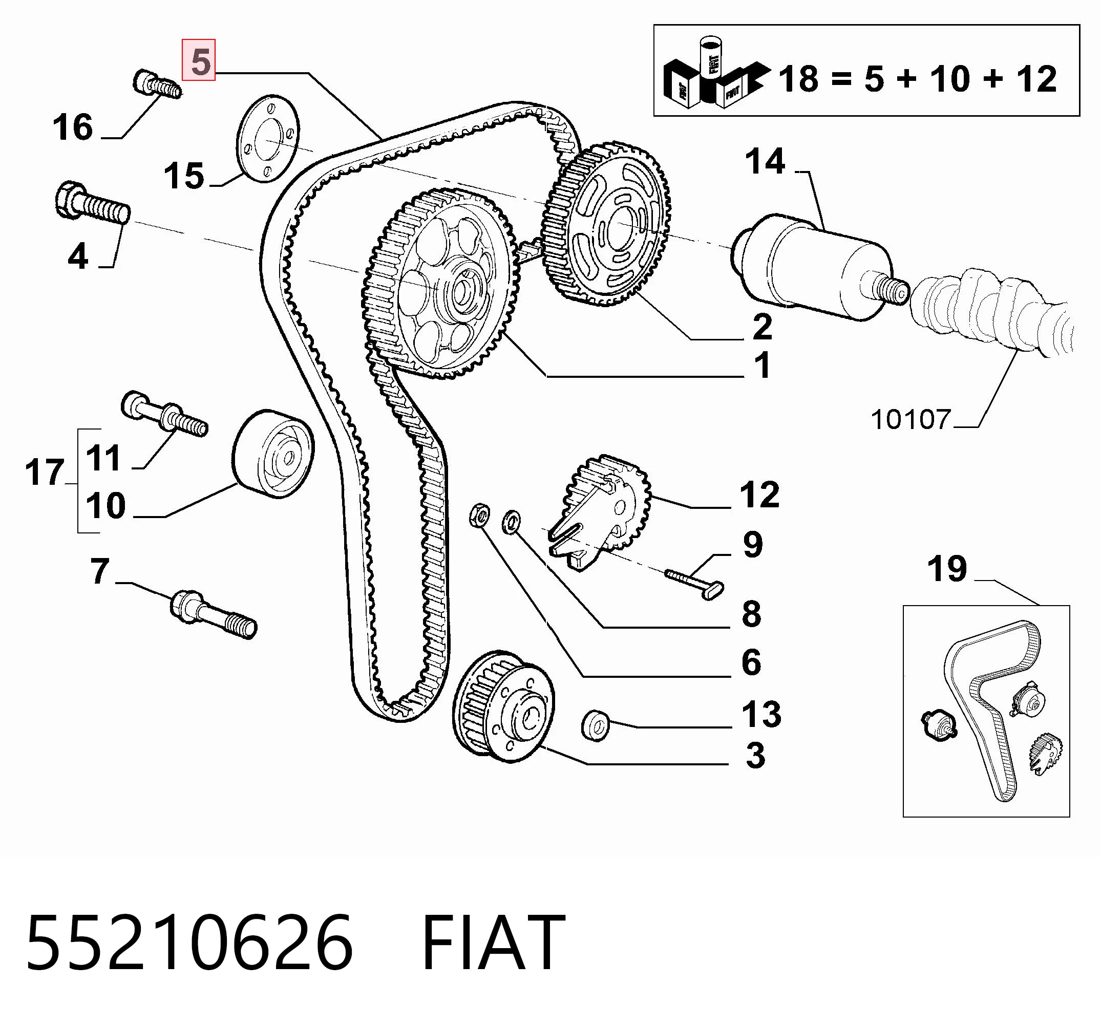 55210626 Fiat/Alfa/Lancia