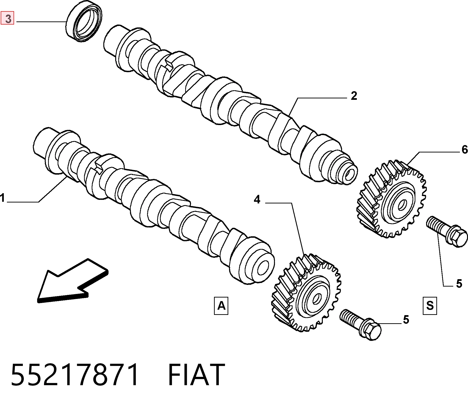 Vedação da árvore distribuidora de motor Fiat 500 preço, a partir de 9,05 USD