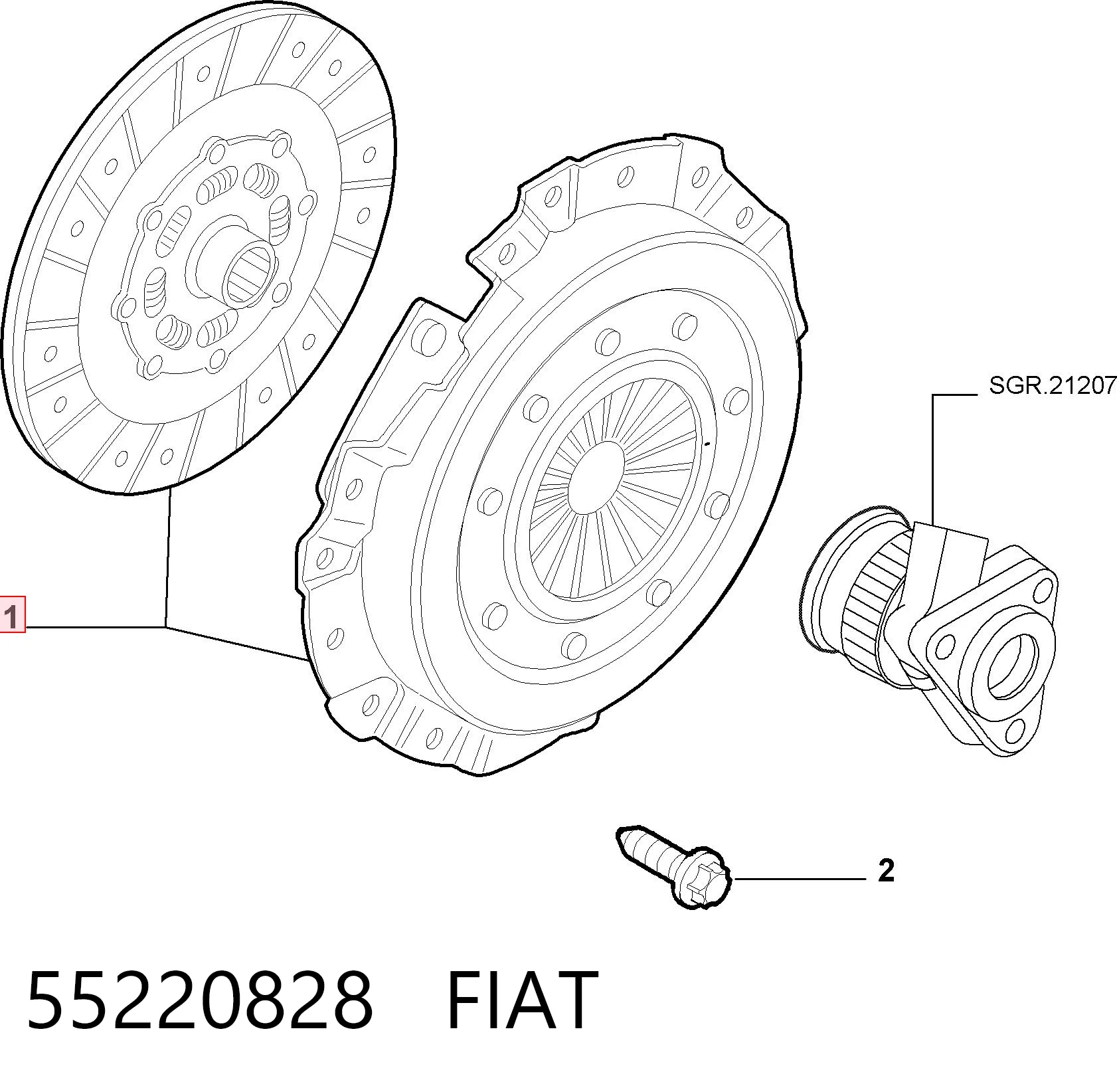 Compre 624322009 INA Kit de embraiagem (3 peças)