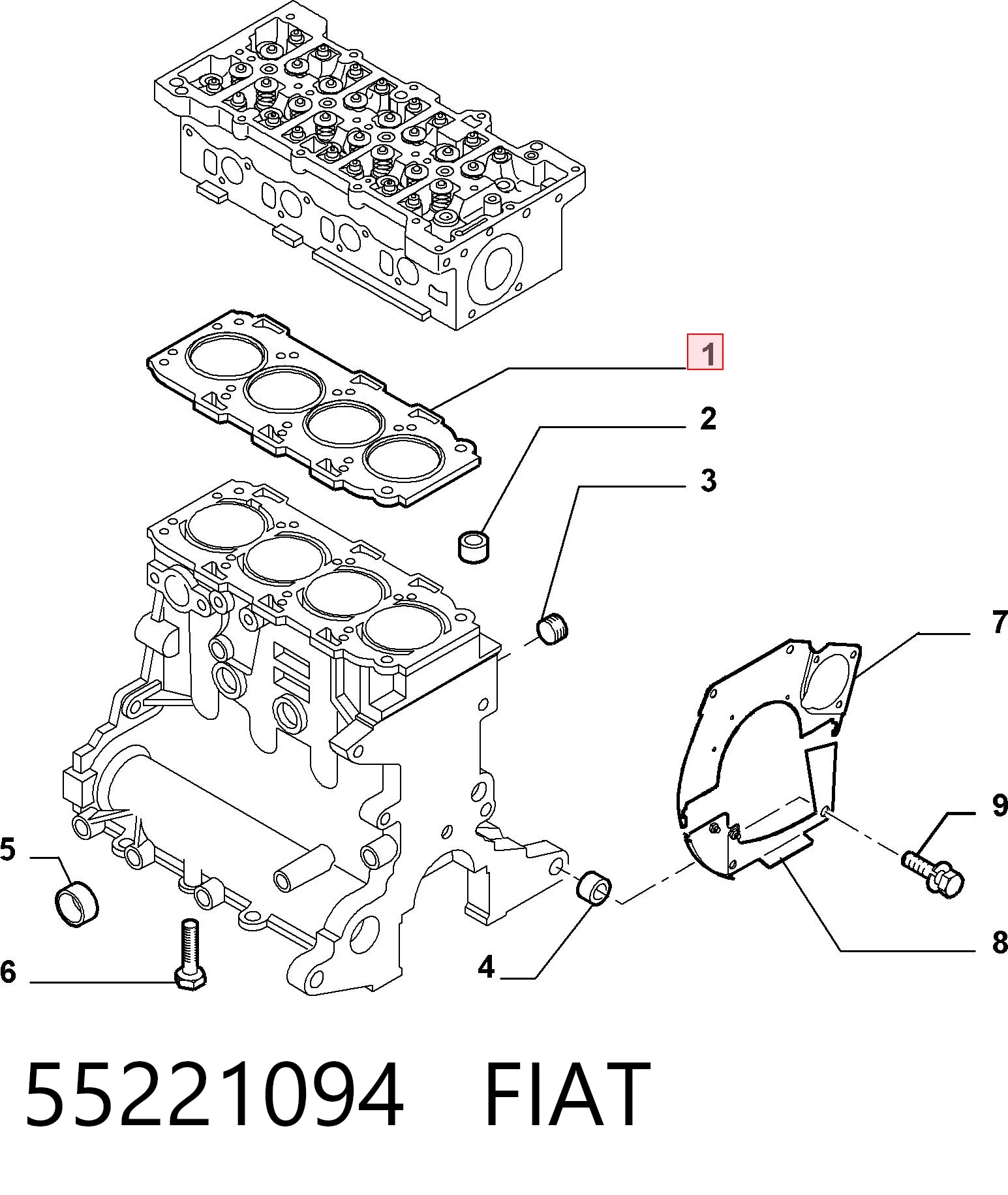 55221094 Fiat/Alfa/Lancia