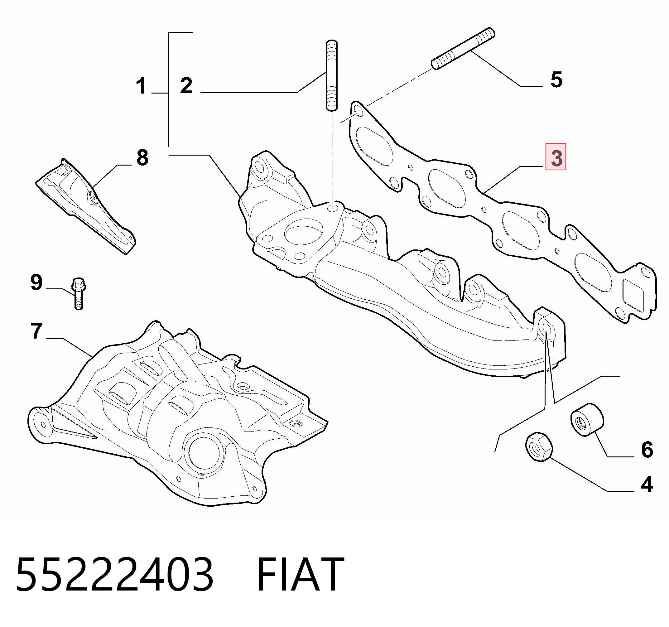 55222403 Fiat/Alfa/Lancia