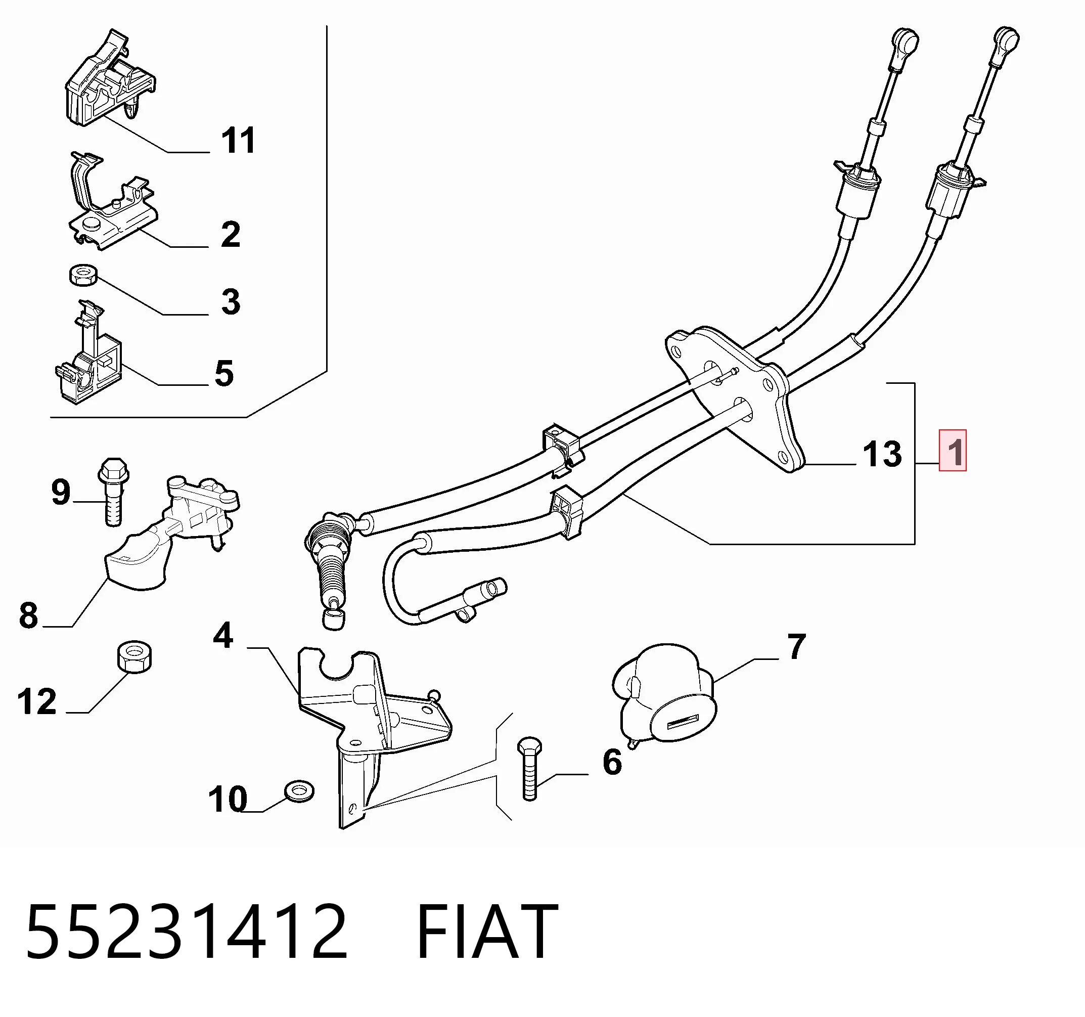 55231412 Fiat/Alfa/Lancia