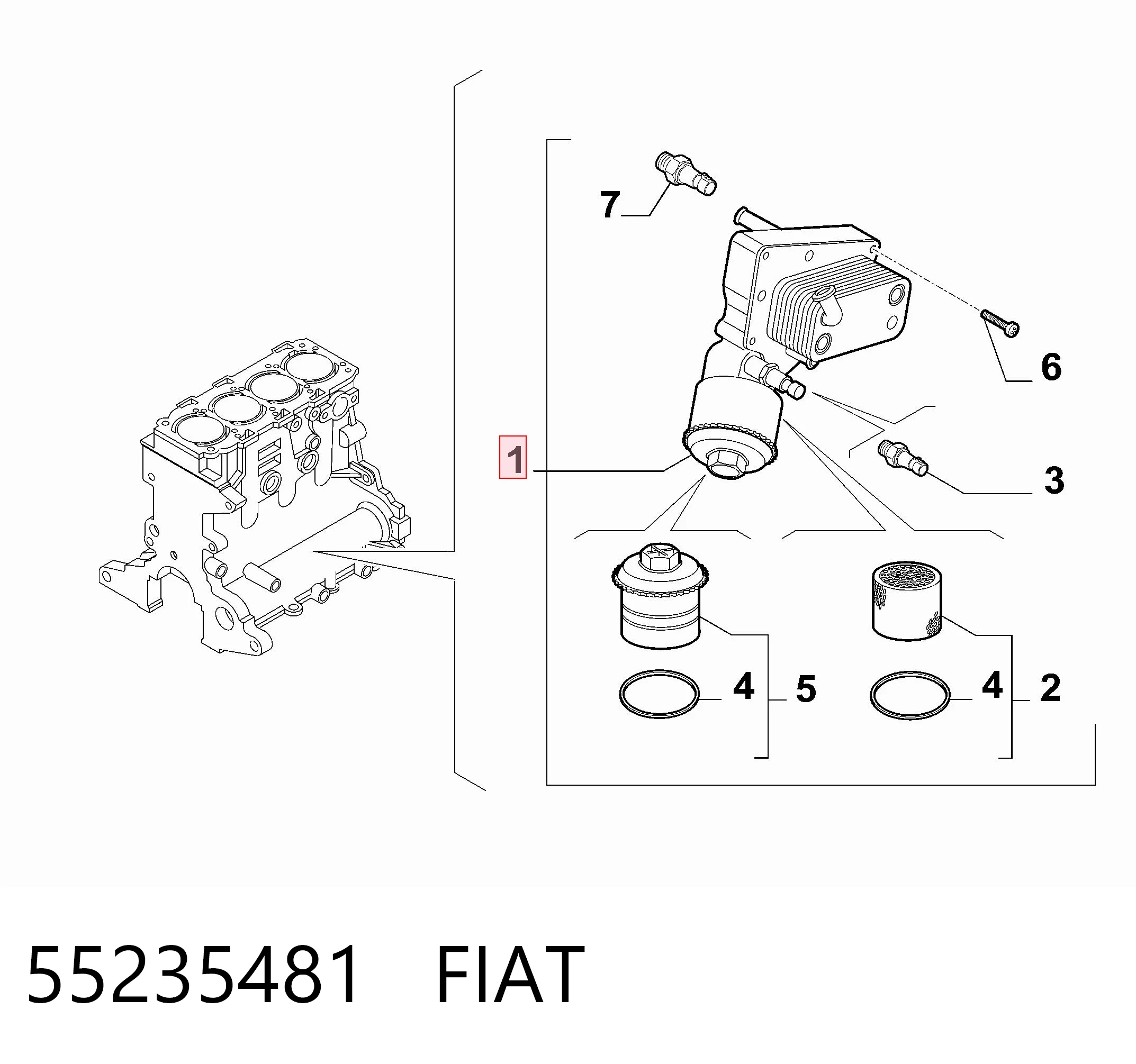 55235481 Fiat/Alfa/Lancia