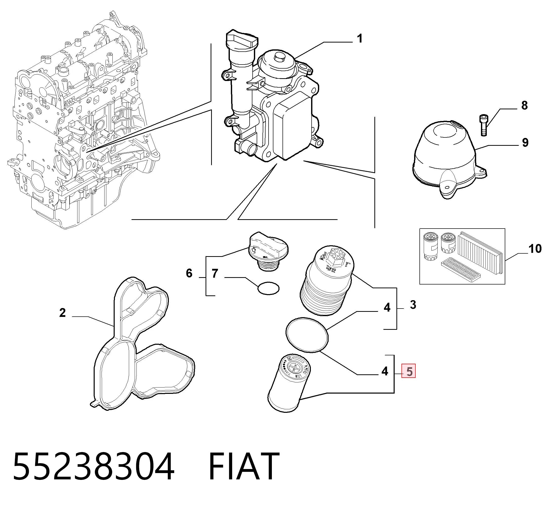 55238304 Fiat/Alfa/Lancia