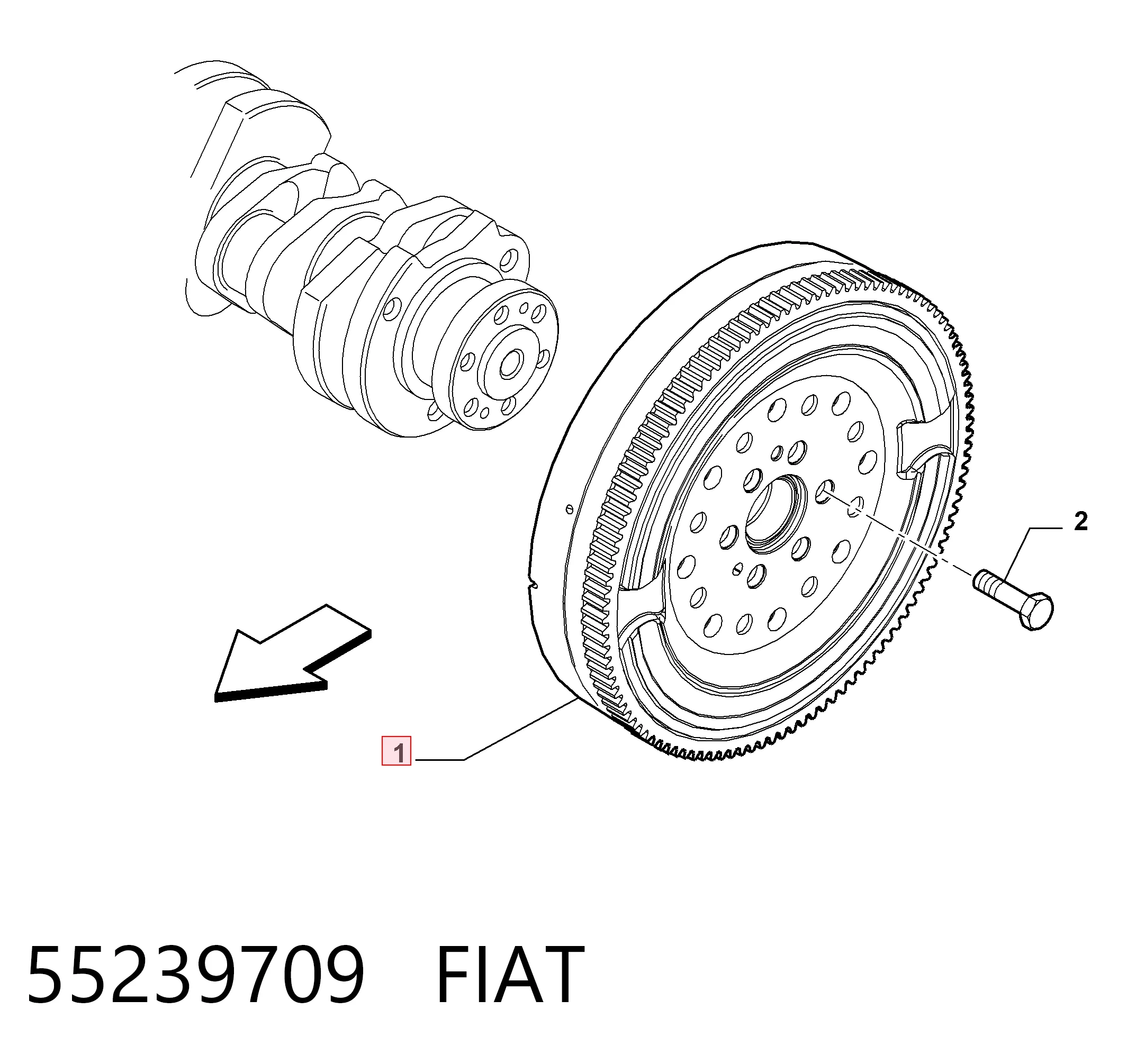 Compre Volante de motor Fiat Punto 