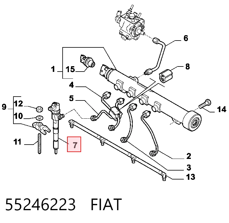 Injetor de injeção de combustível Fiat 500 preço, a partir de 138,15 USD
