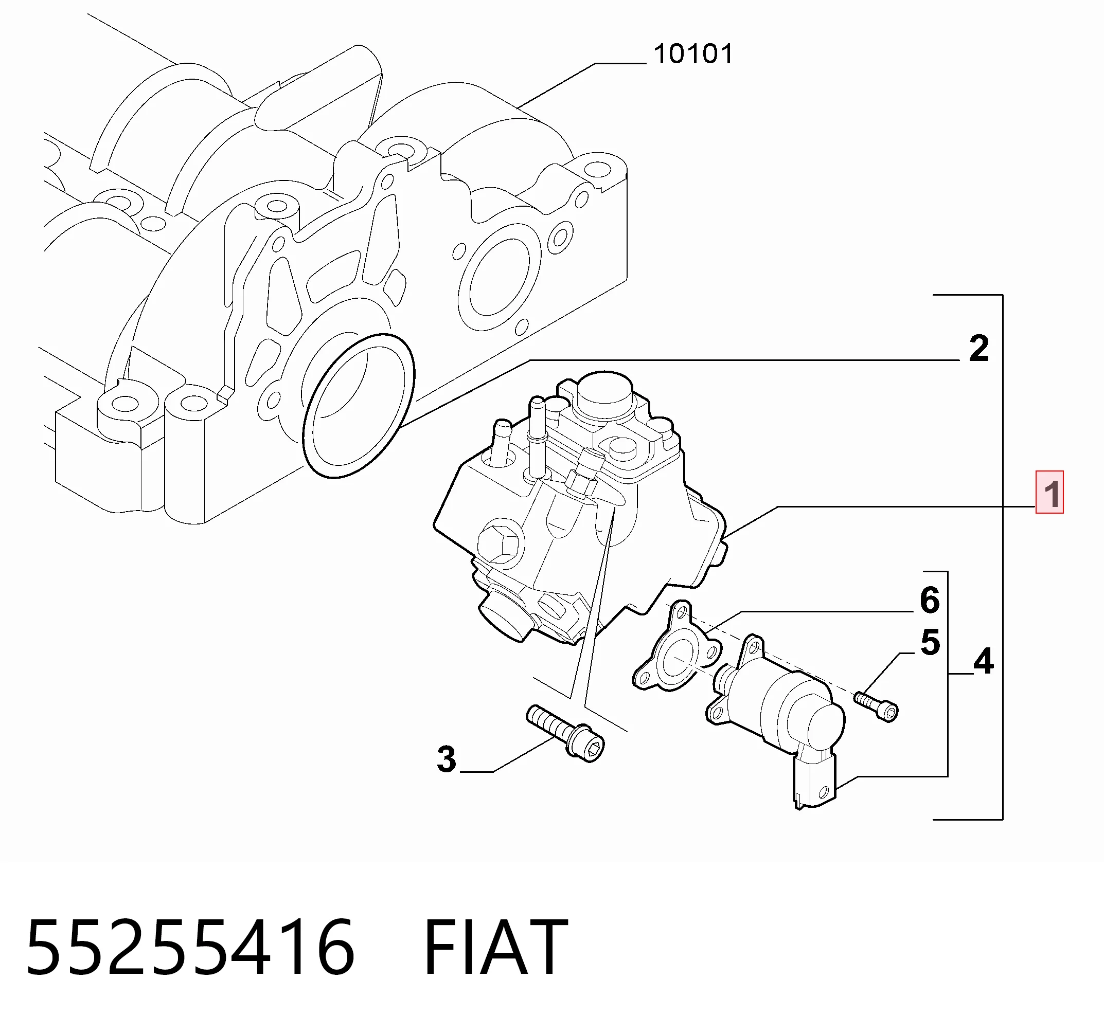 Bomba de combustível de pressão alta Peugeot/Citroen 55255416 preço, a partir de 204,31 USD