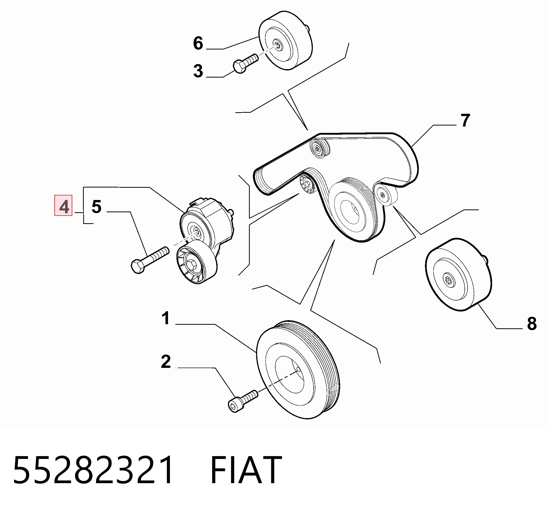 55282321 Fiat/Alfa/Lancia