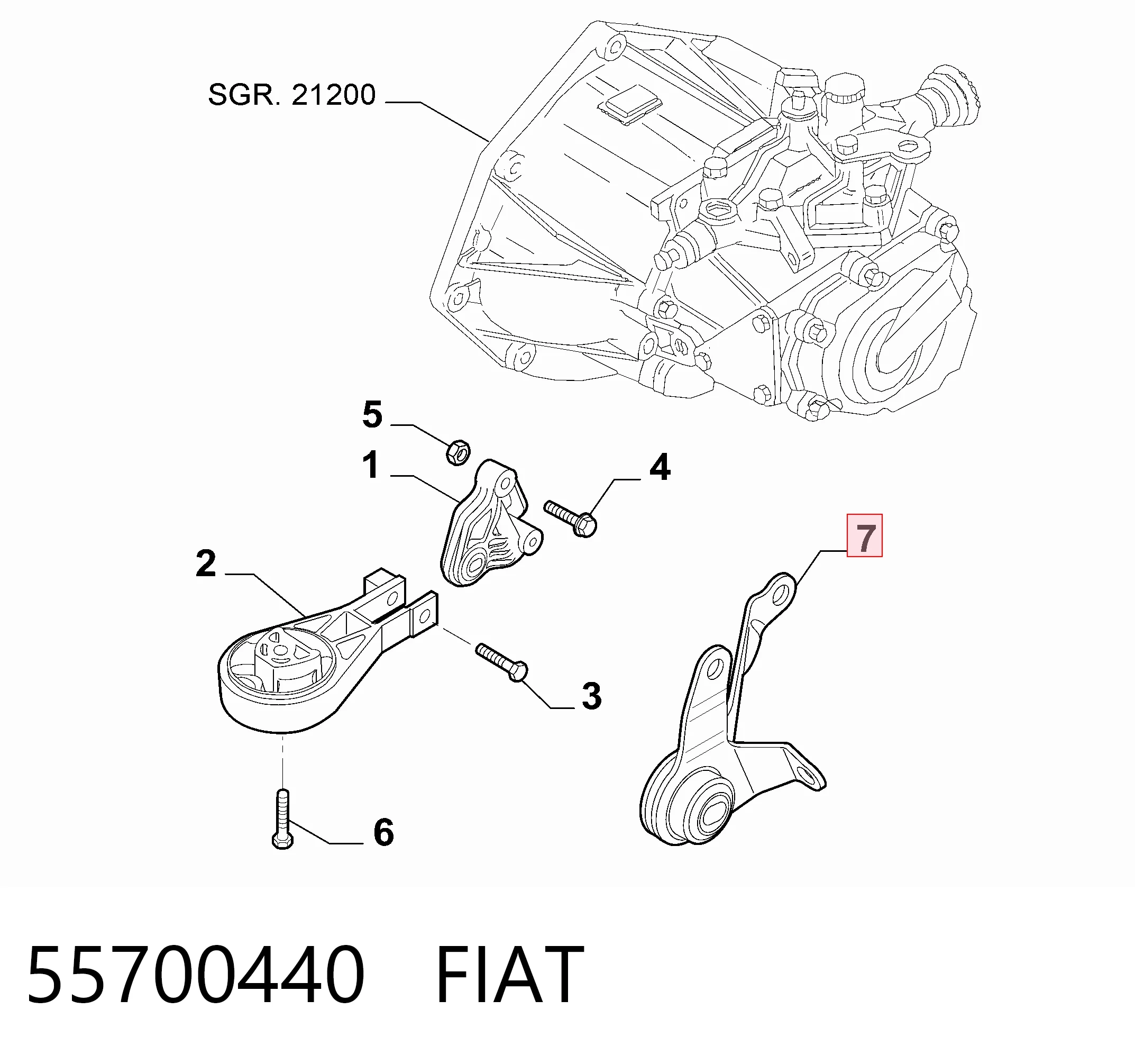 55700440 Fiat/Alfa/Lancia
